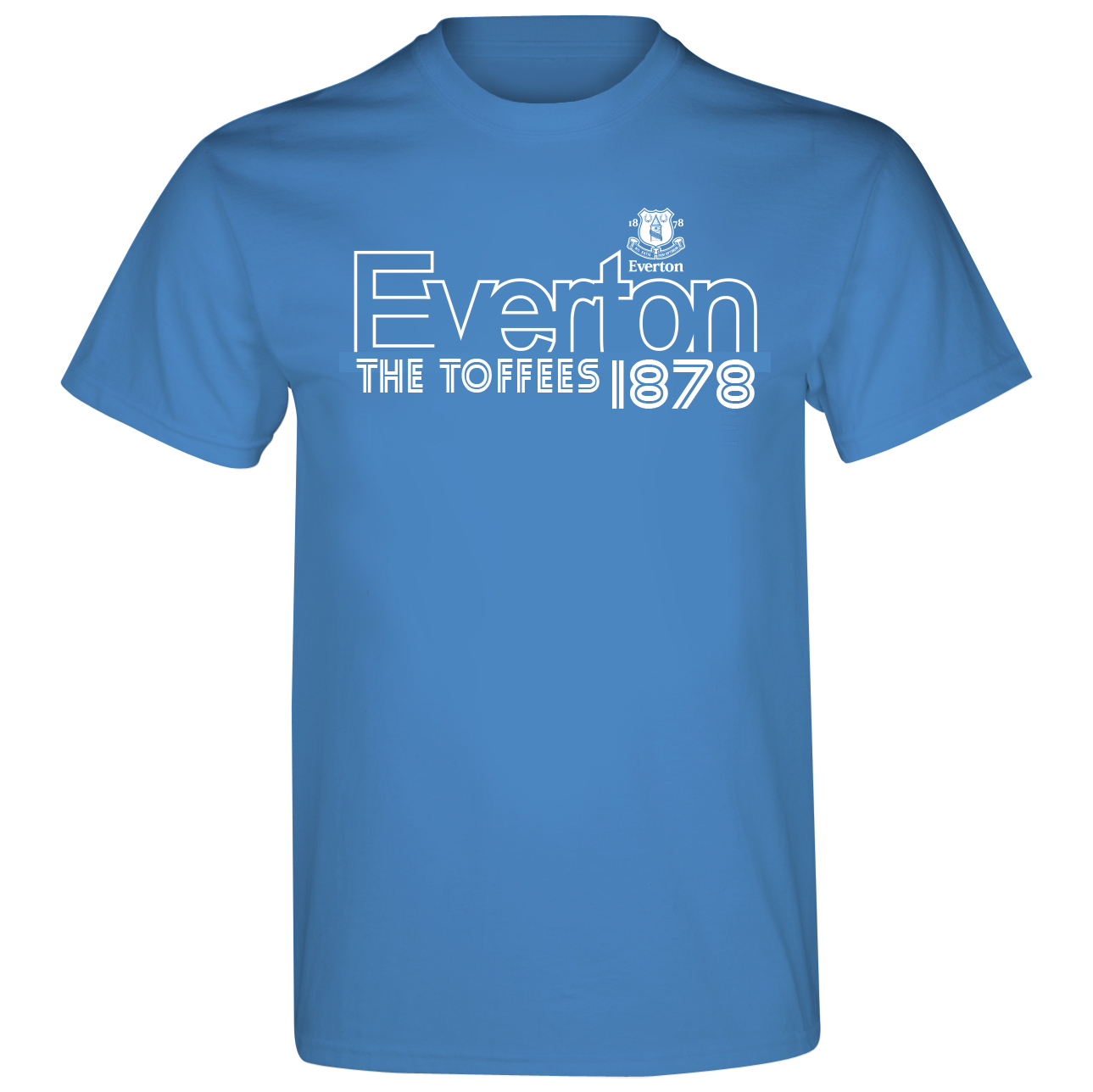 Everton 2for£20 Line T-Shirt - Sapphire Blue