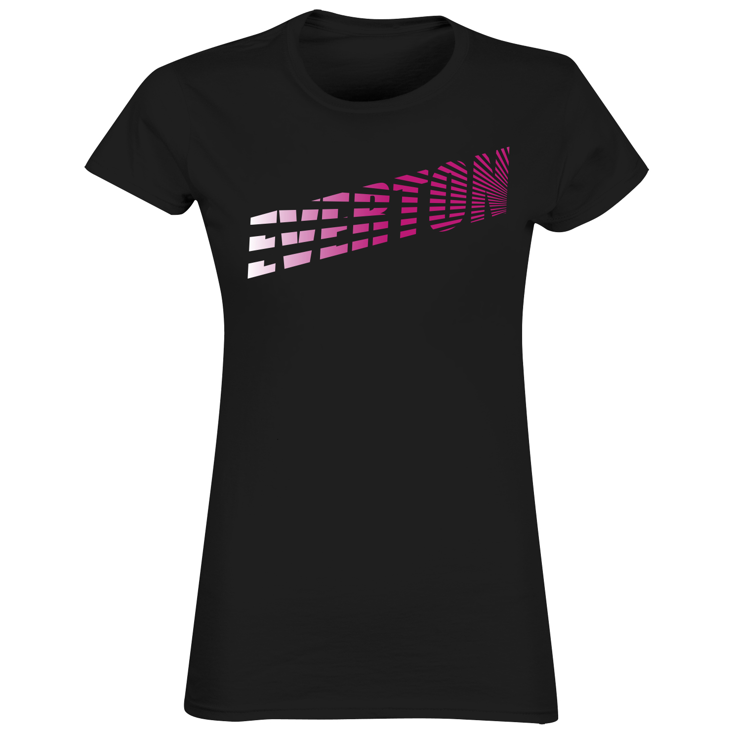 Everton 2for£20 Gradient T-Shirt - Black - Womens
