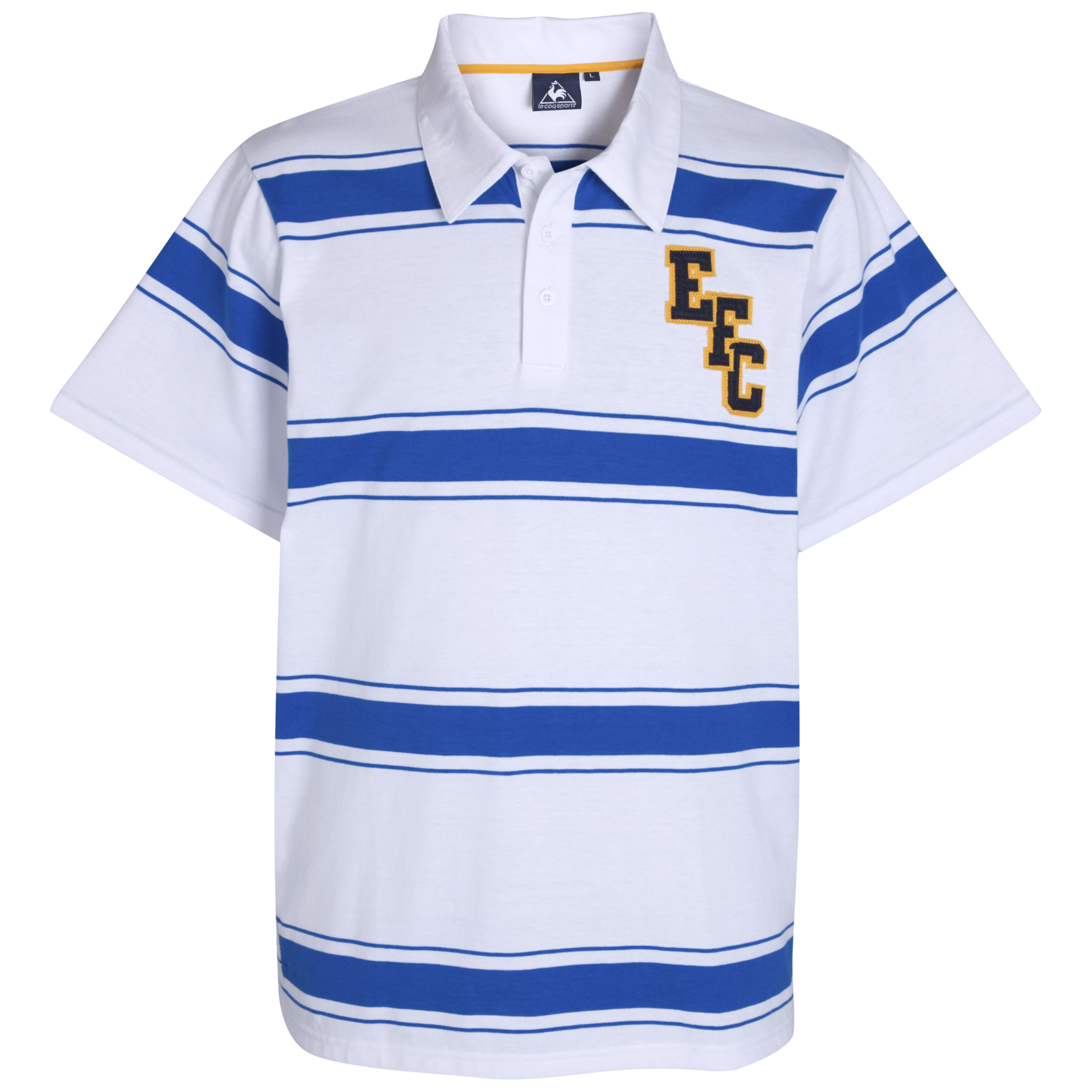 Everton Le Coq Sportif Niche Polo Shirt - White/Royal