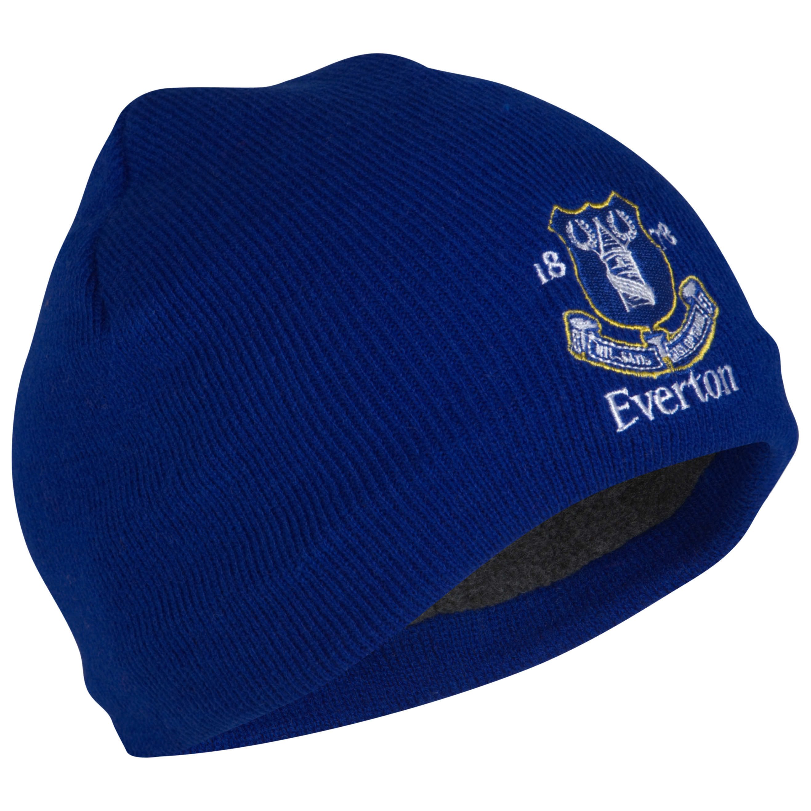 Everton Essentials Fleece Lined Beanie Hat Royal