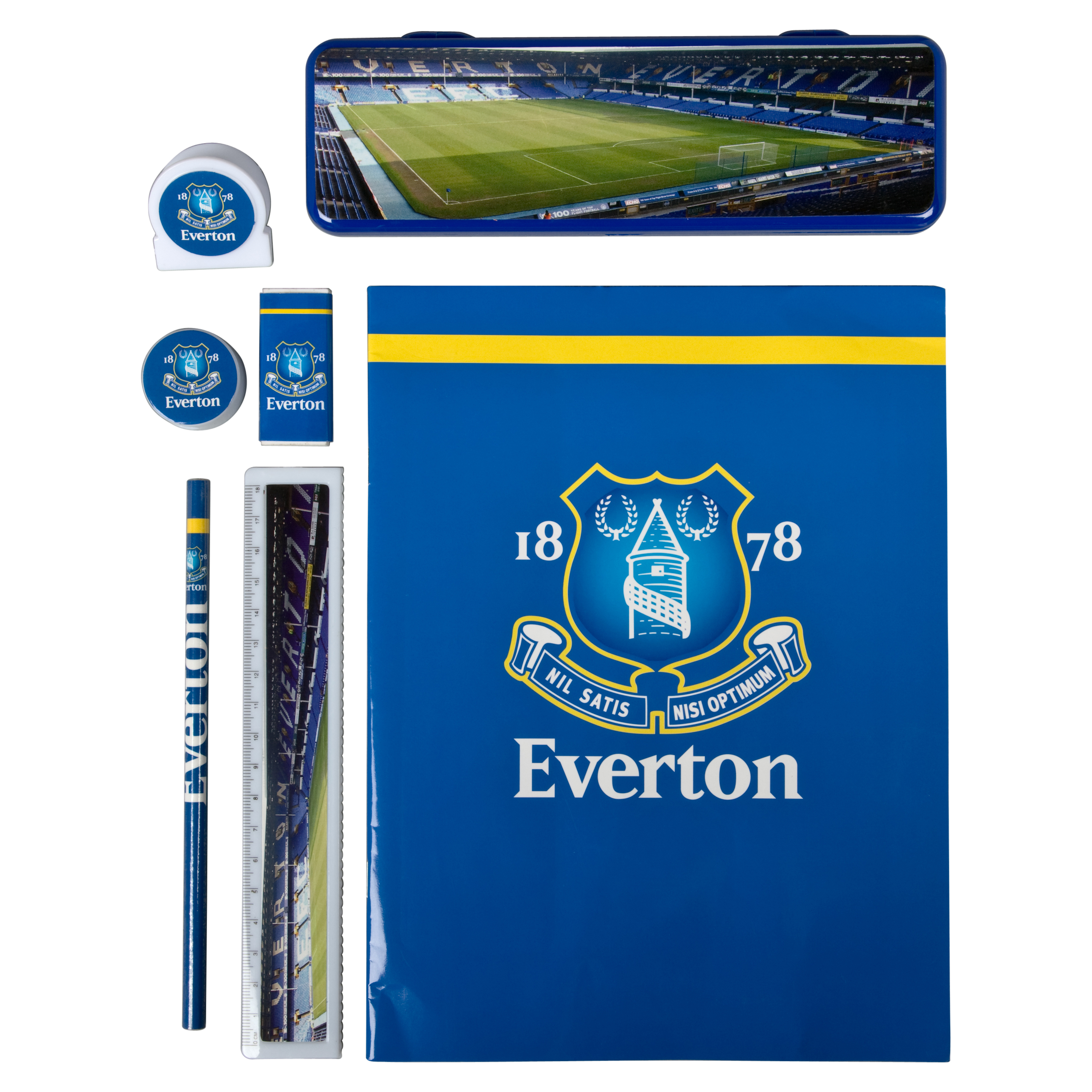 Everton Pencil Case Stationery Set