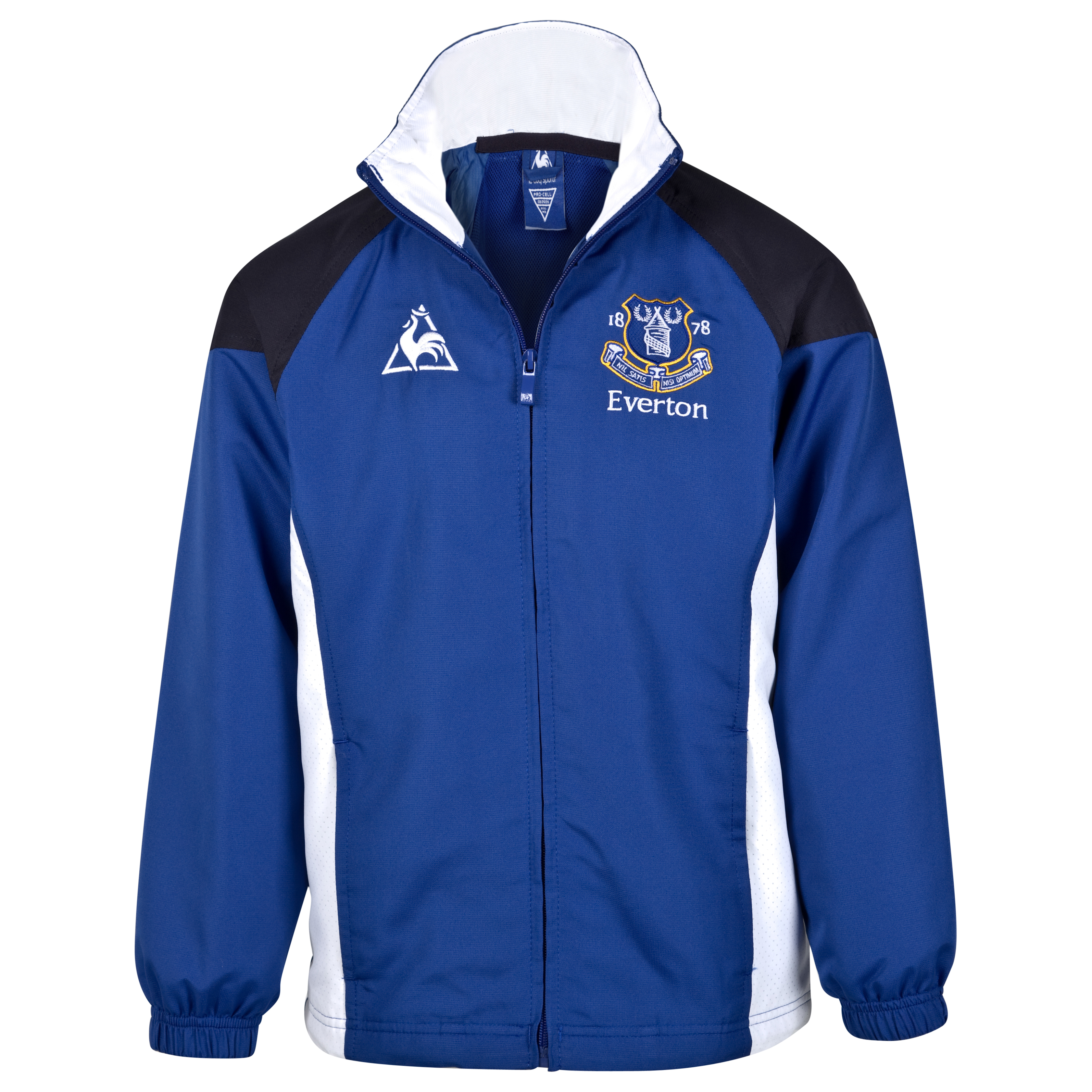 Everton  Travel Tracksuit Top 2011-12 - True Everton-Optic Whtie-Navy - Kids