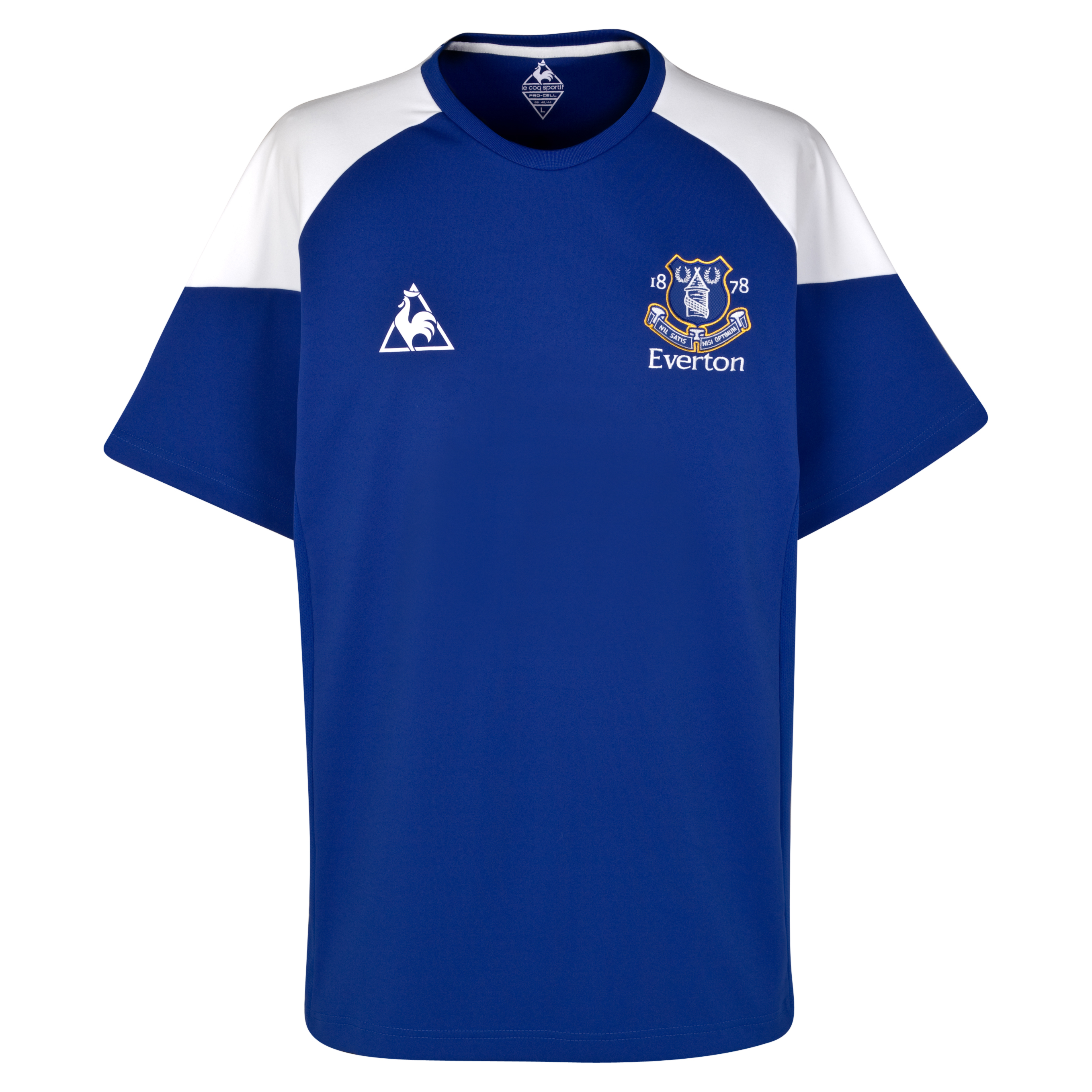 Everton  Poly Training T-Shirt  2011/12 - True Everton/Optic White  - Infant