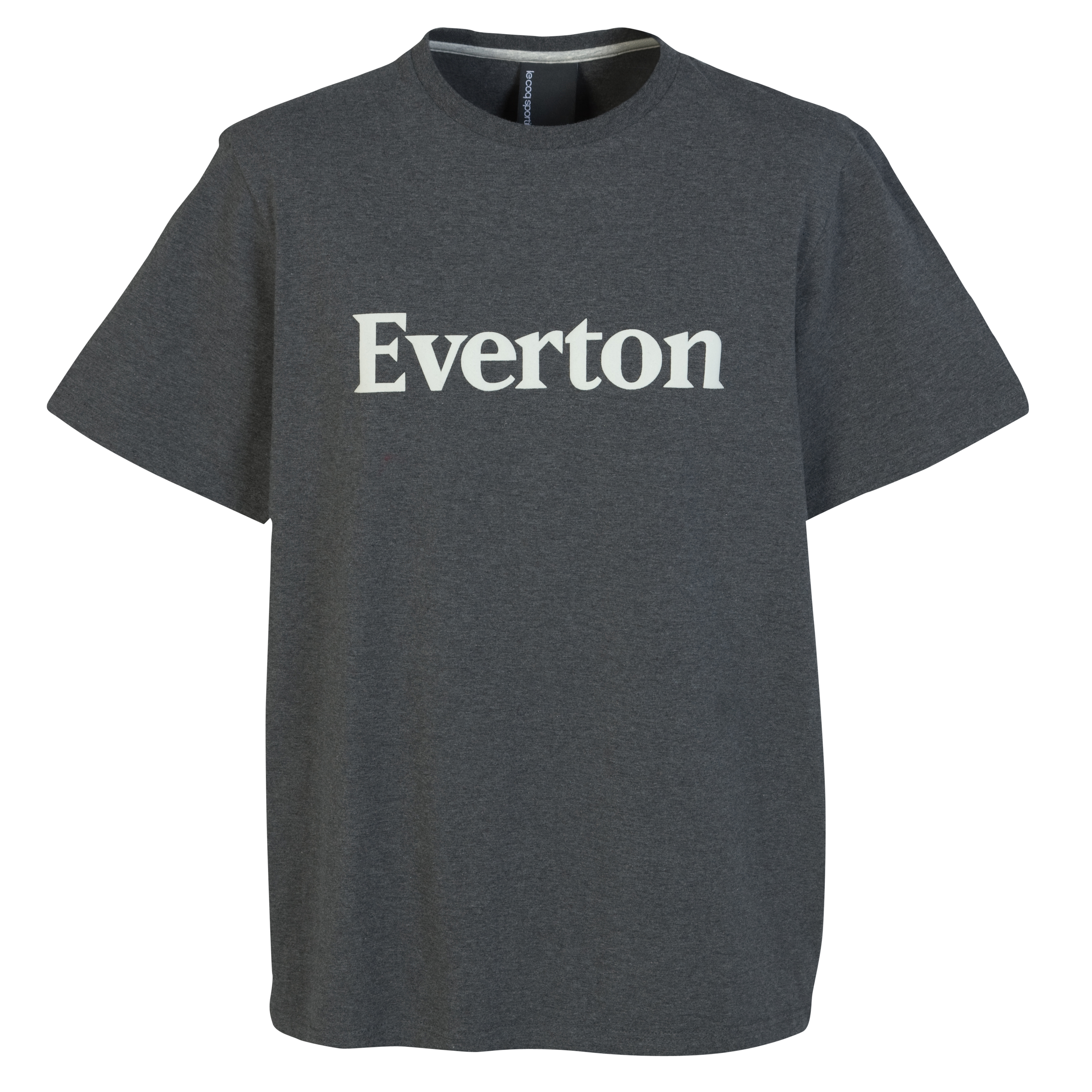 Everton Kinsella Ringer T Shirt Charcoal Marl