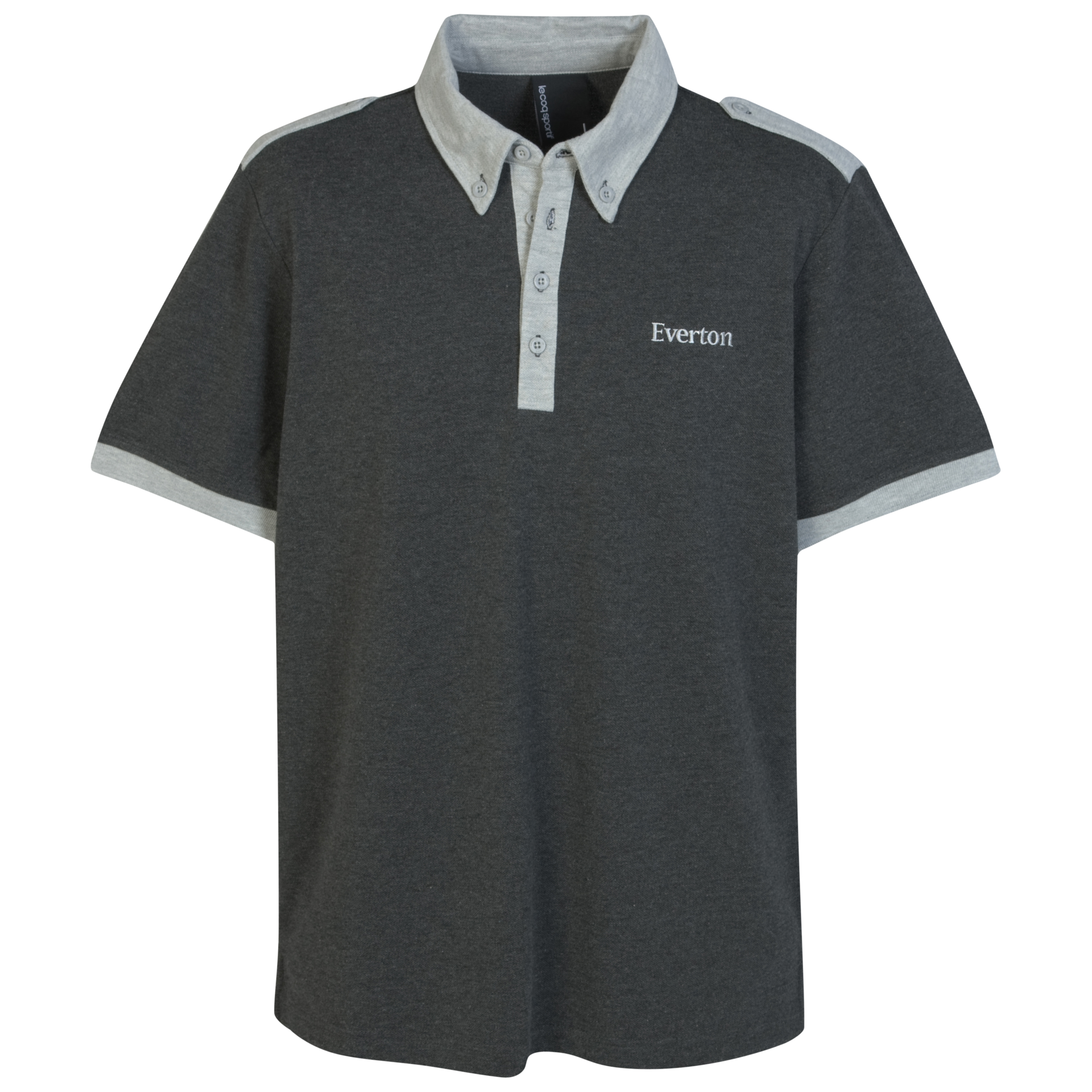 Everton Bidwell Polo - Charcoal Marl.