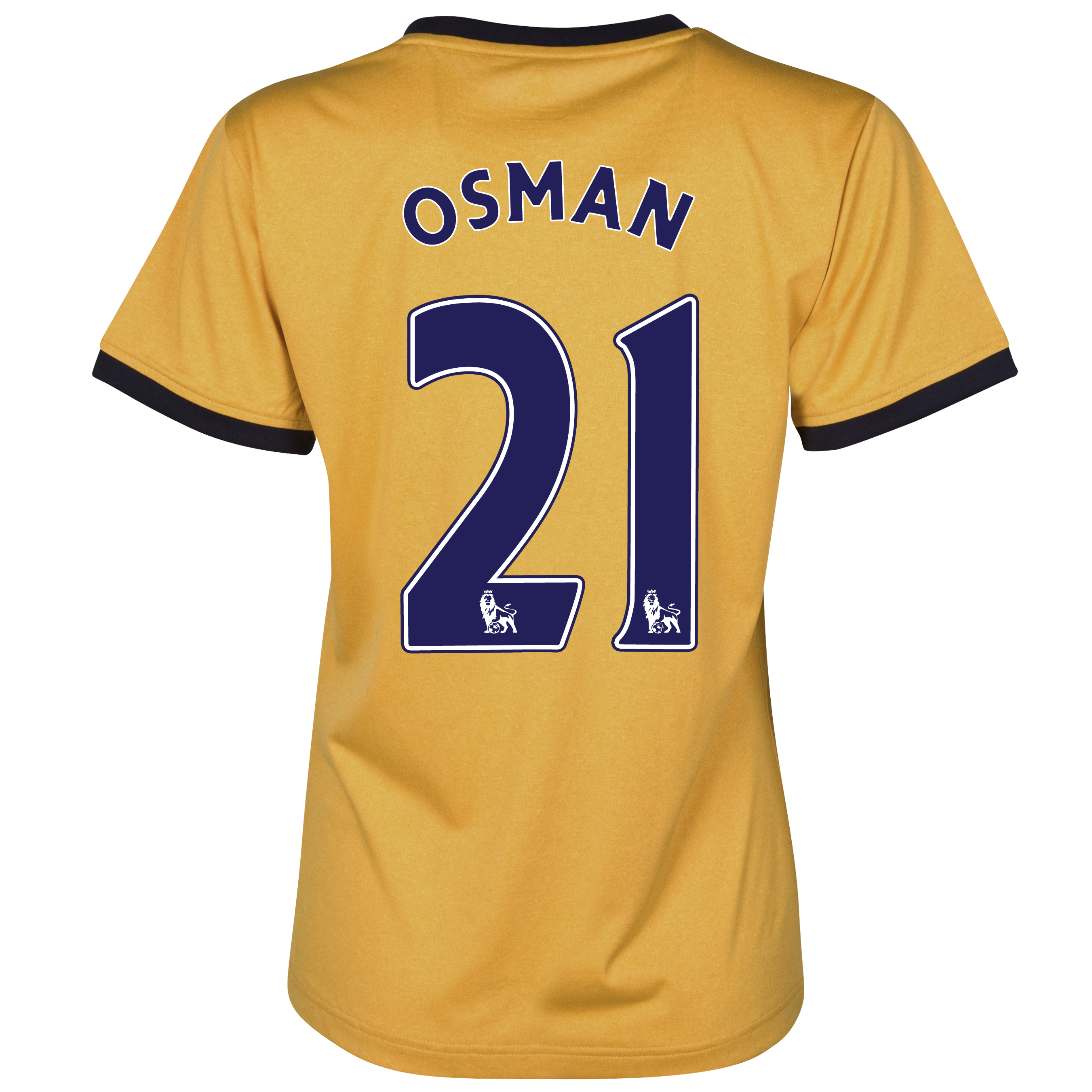 Everton Away Shirt 2011~12 Womens with Osman 21 printing