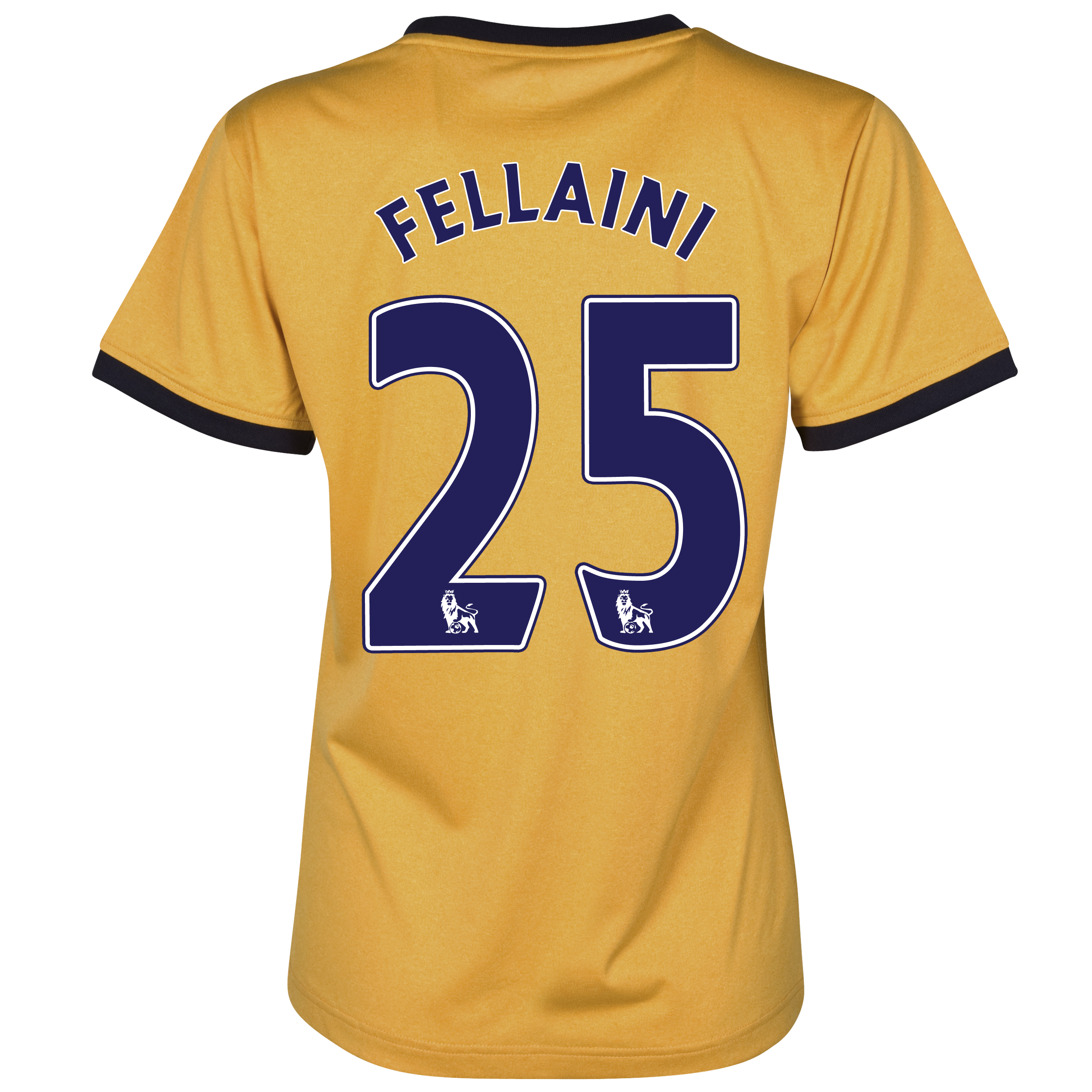 Everton Away Shirt 2011-12 - Womens with Fellaini 25 printing