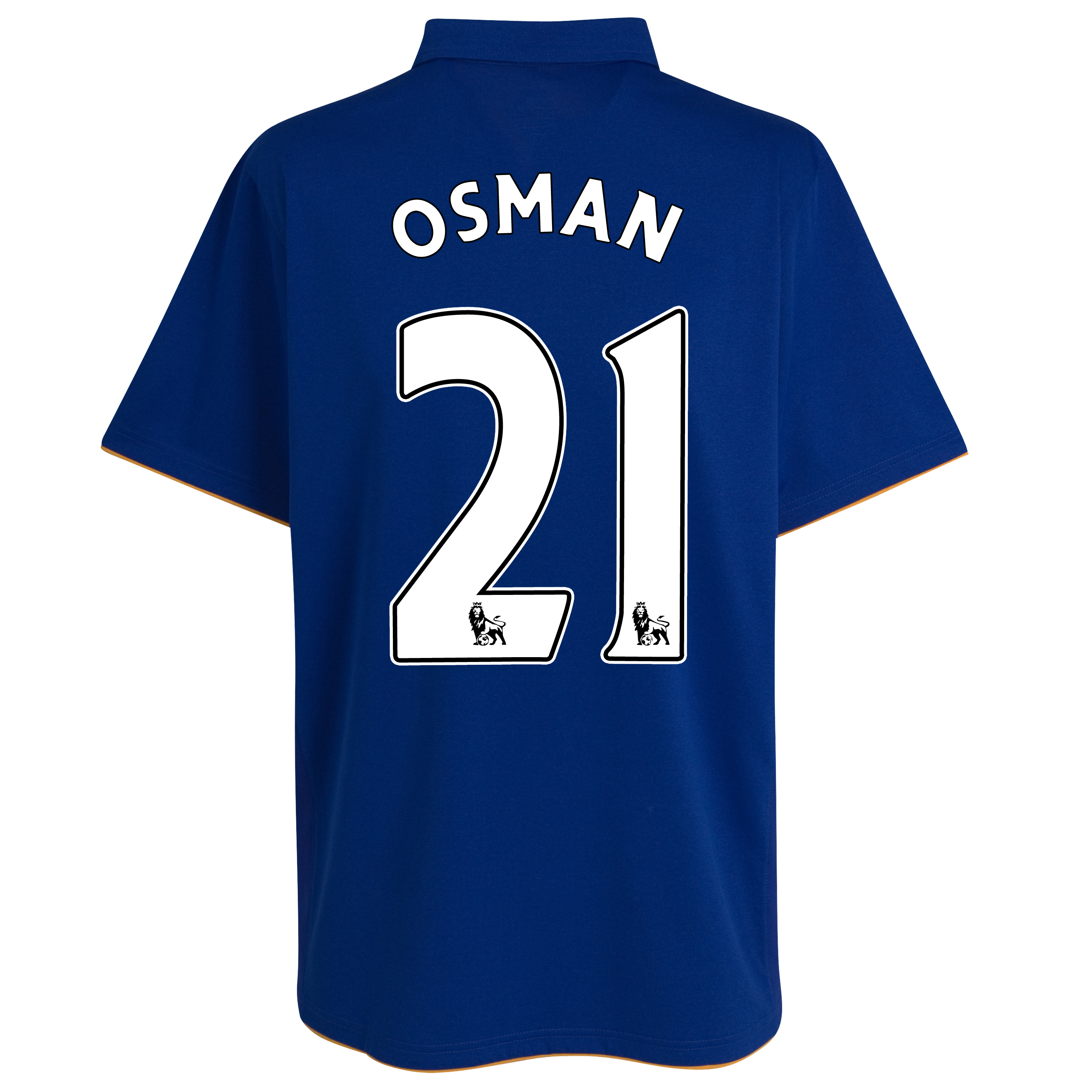 Everton Home Shirt 2011~12 with Osman 21 printing
