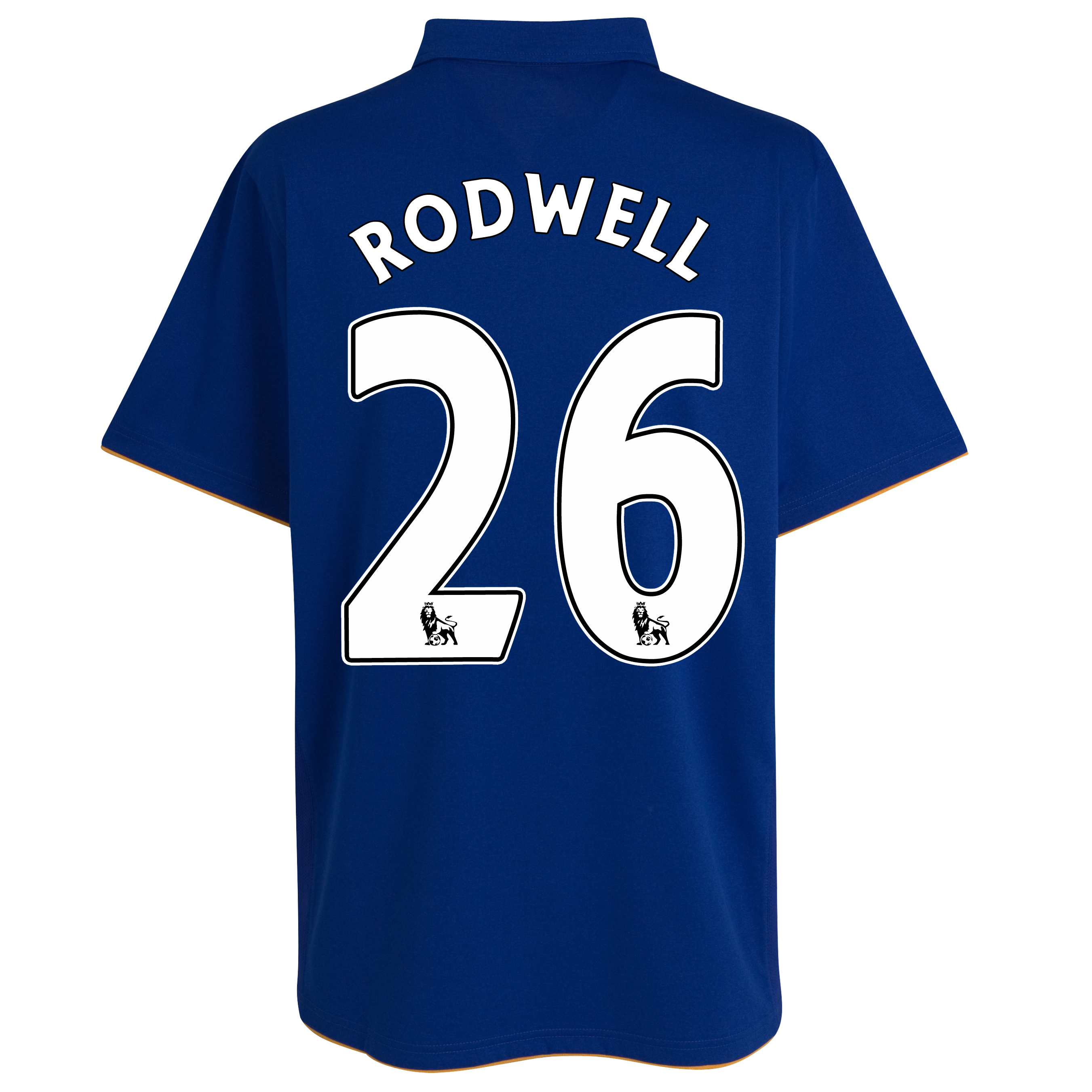 Everton Home Shirt 2011/12 - Kids with Rodwell 26 printing