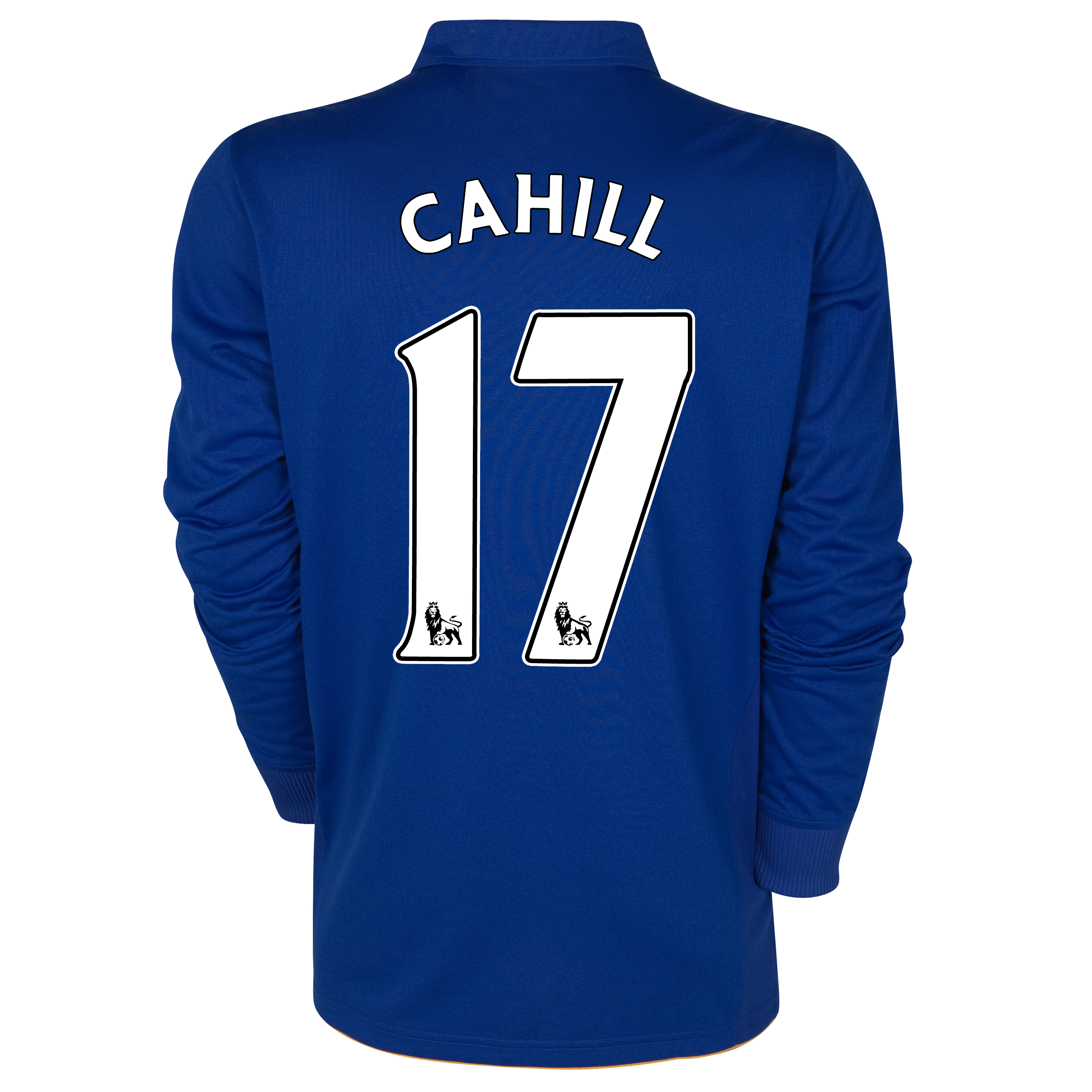 Everton Home Shirt 2011/12- Long Sleeved - Kids with Cahill 17 printing