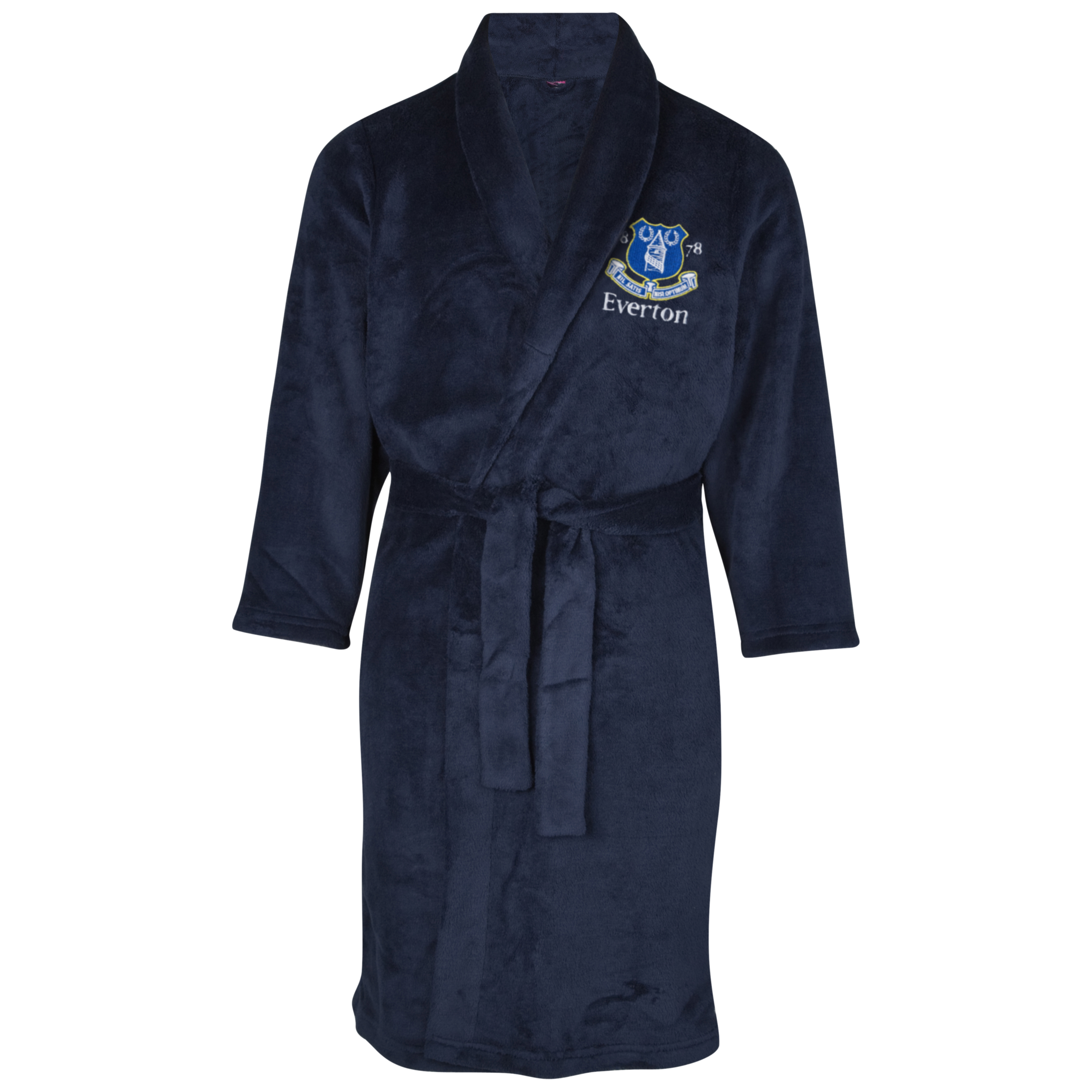 Everton Supersoft Robe Navy Junior