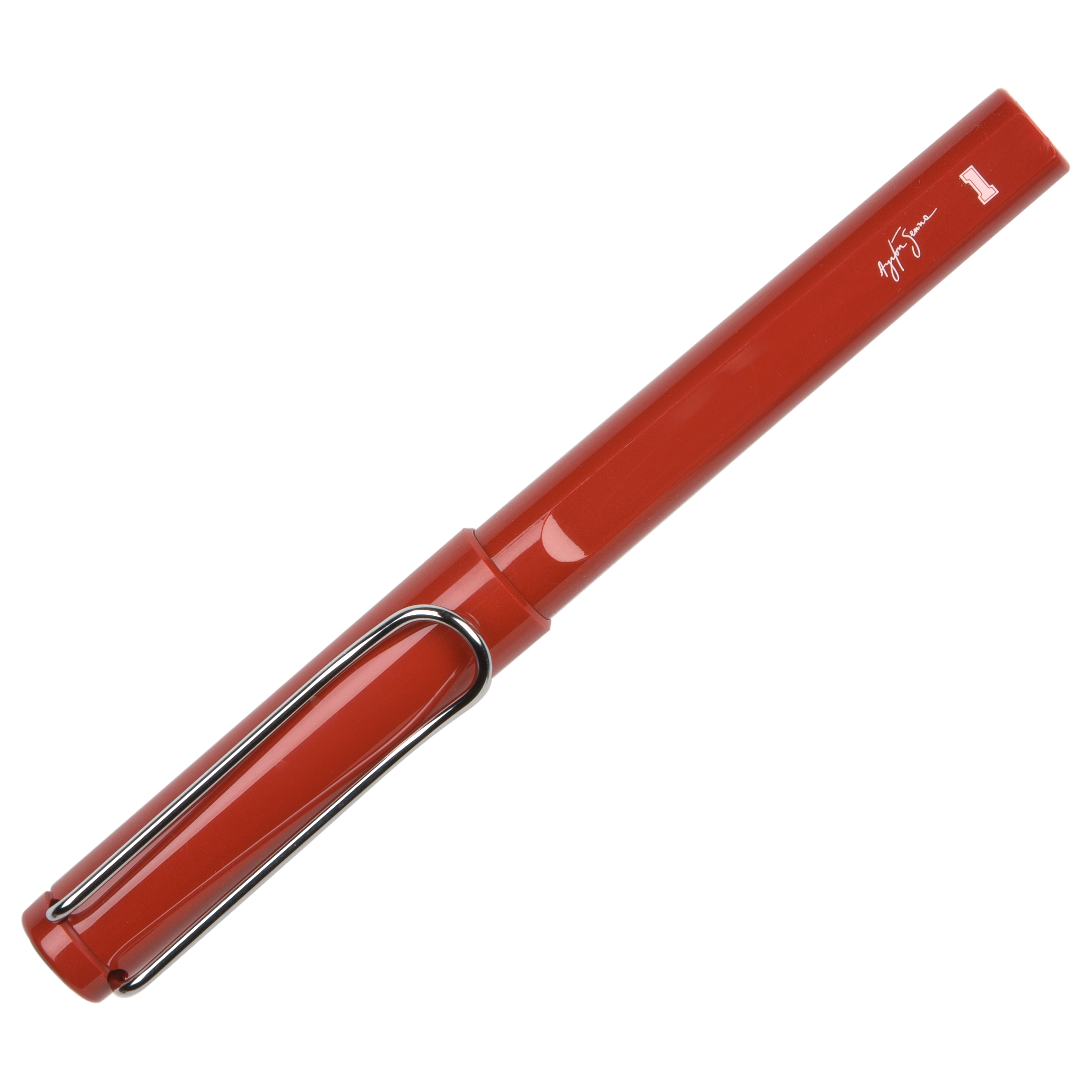 Ayrton Senna Red Lamy Safari Roller Pen