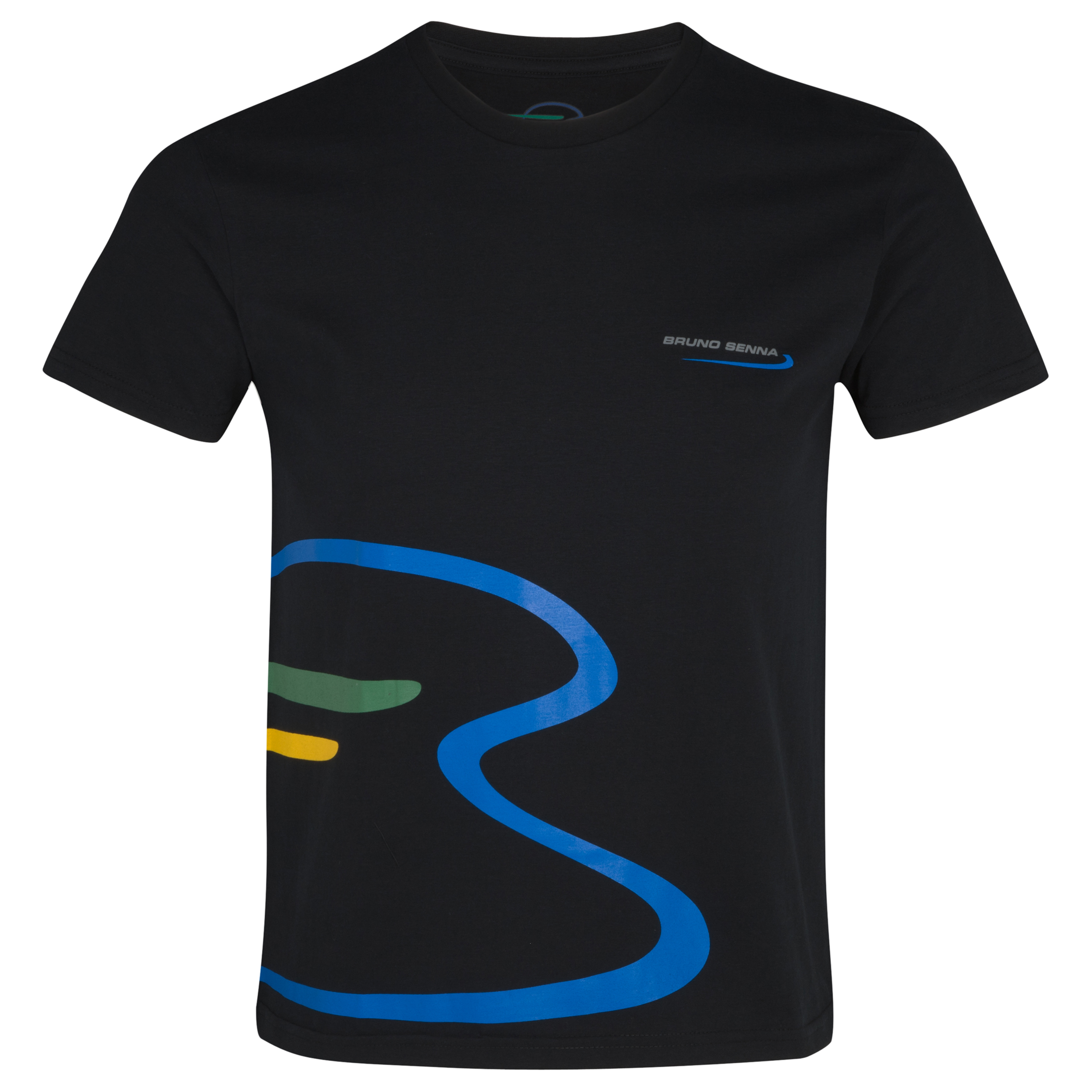 Bruno Senna Large Logo T-Shirt - Black