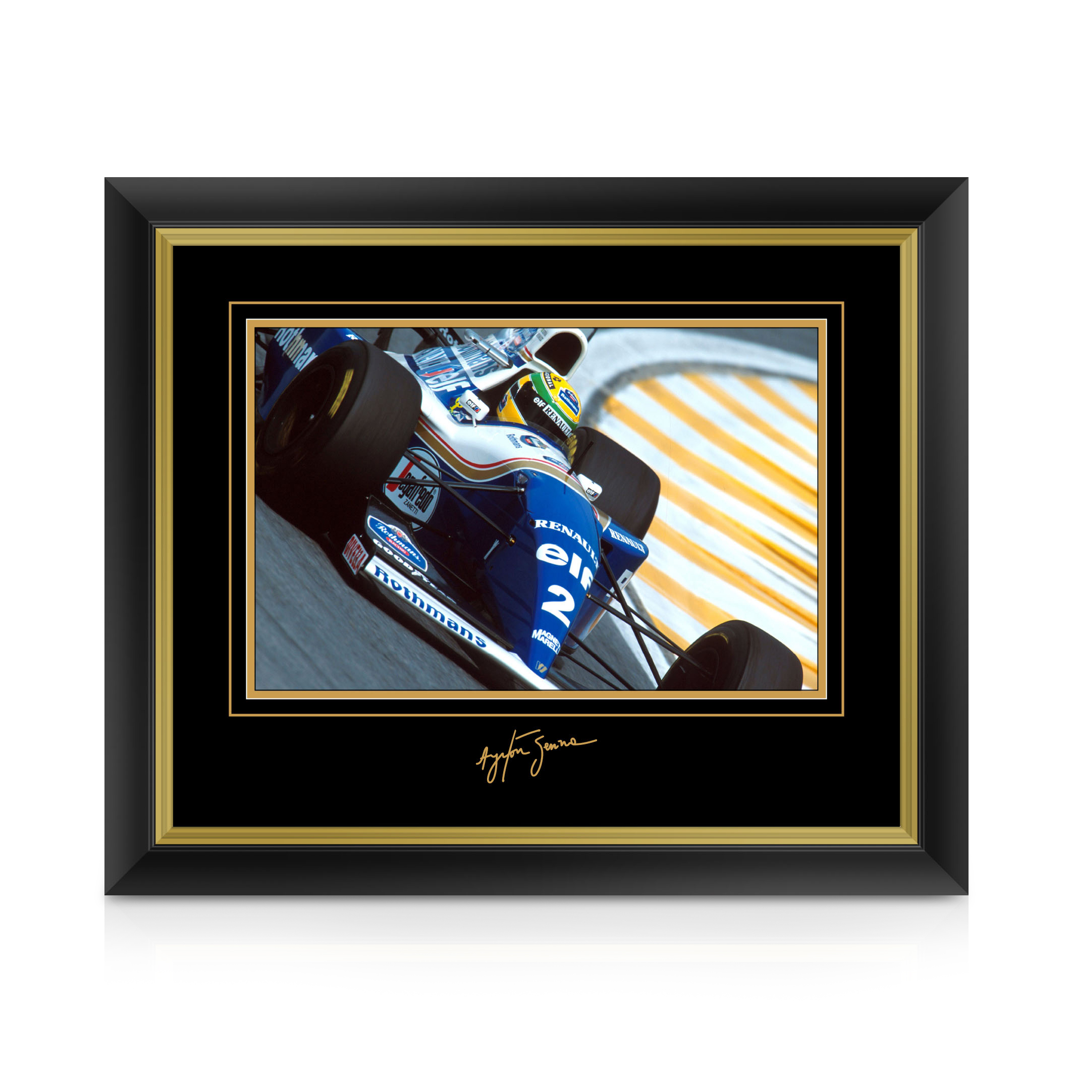 Ayrton Senna Vault Range - Brazil 1994 - Framed Print