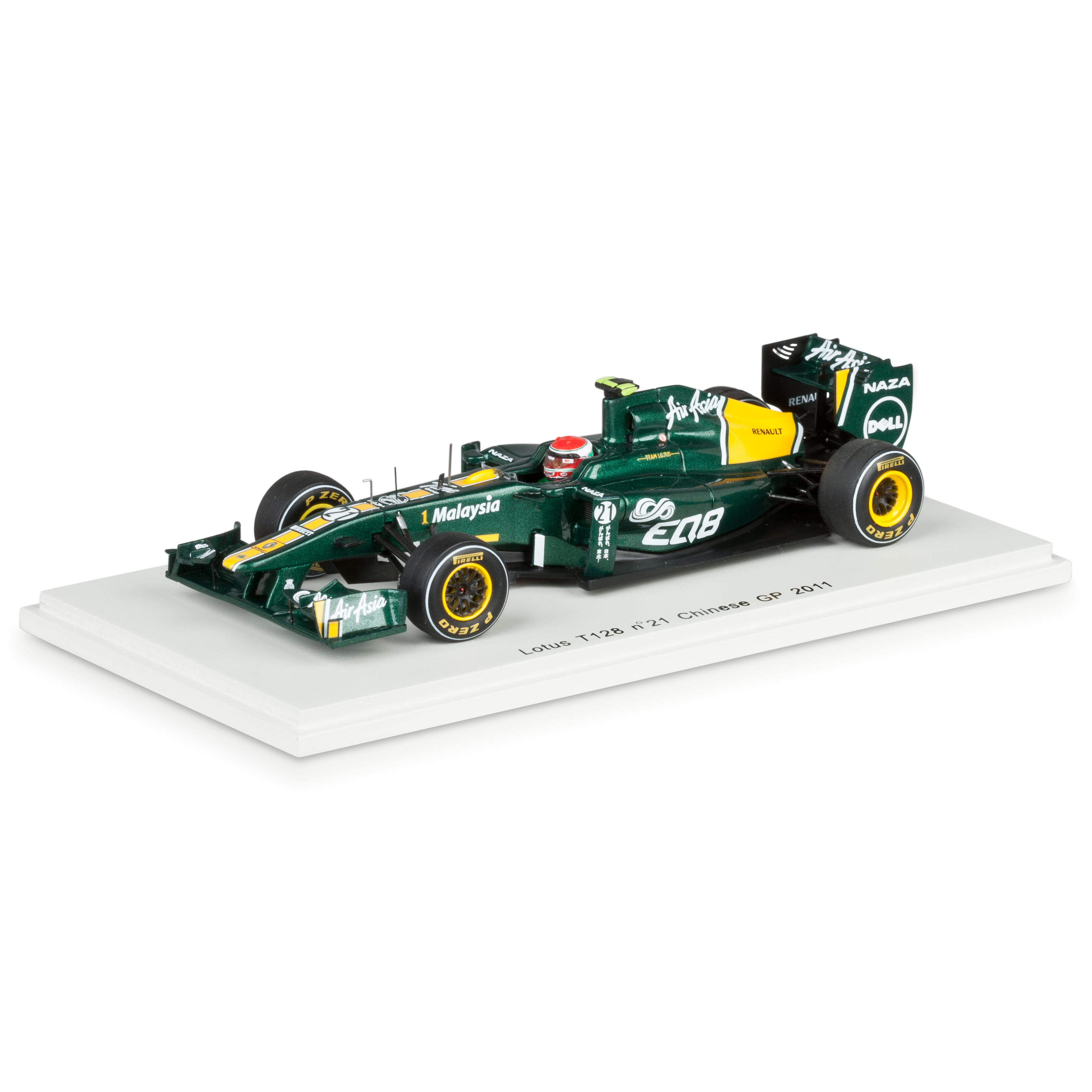 Lotus T128 2011 J.Trulli No.21 1:43 Scale