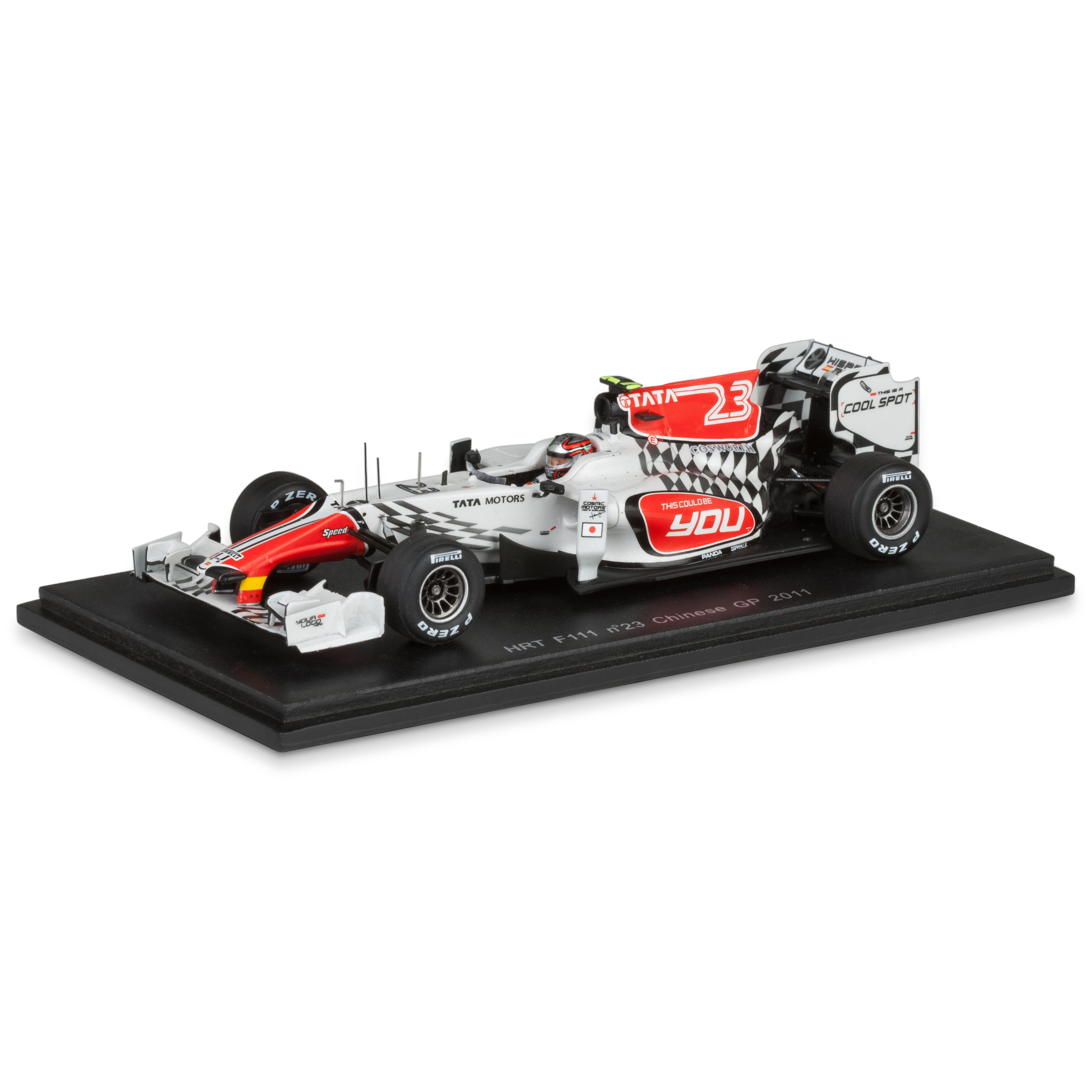 HRT F111 2011 V.Liuzzi No 0.23 1:43 Scale
