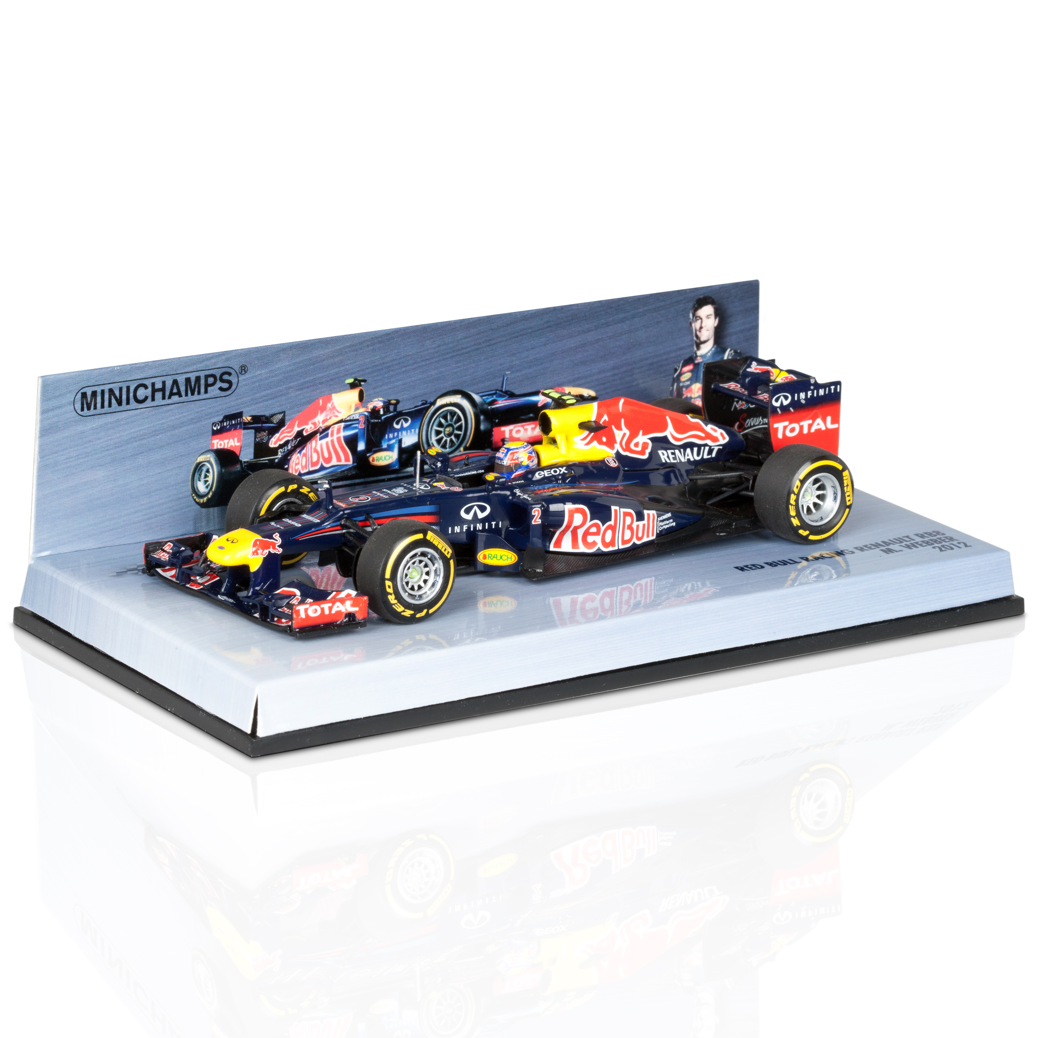Red Bull Racing RB8 2012 Mark Webber 1:43 Scale
