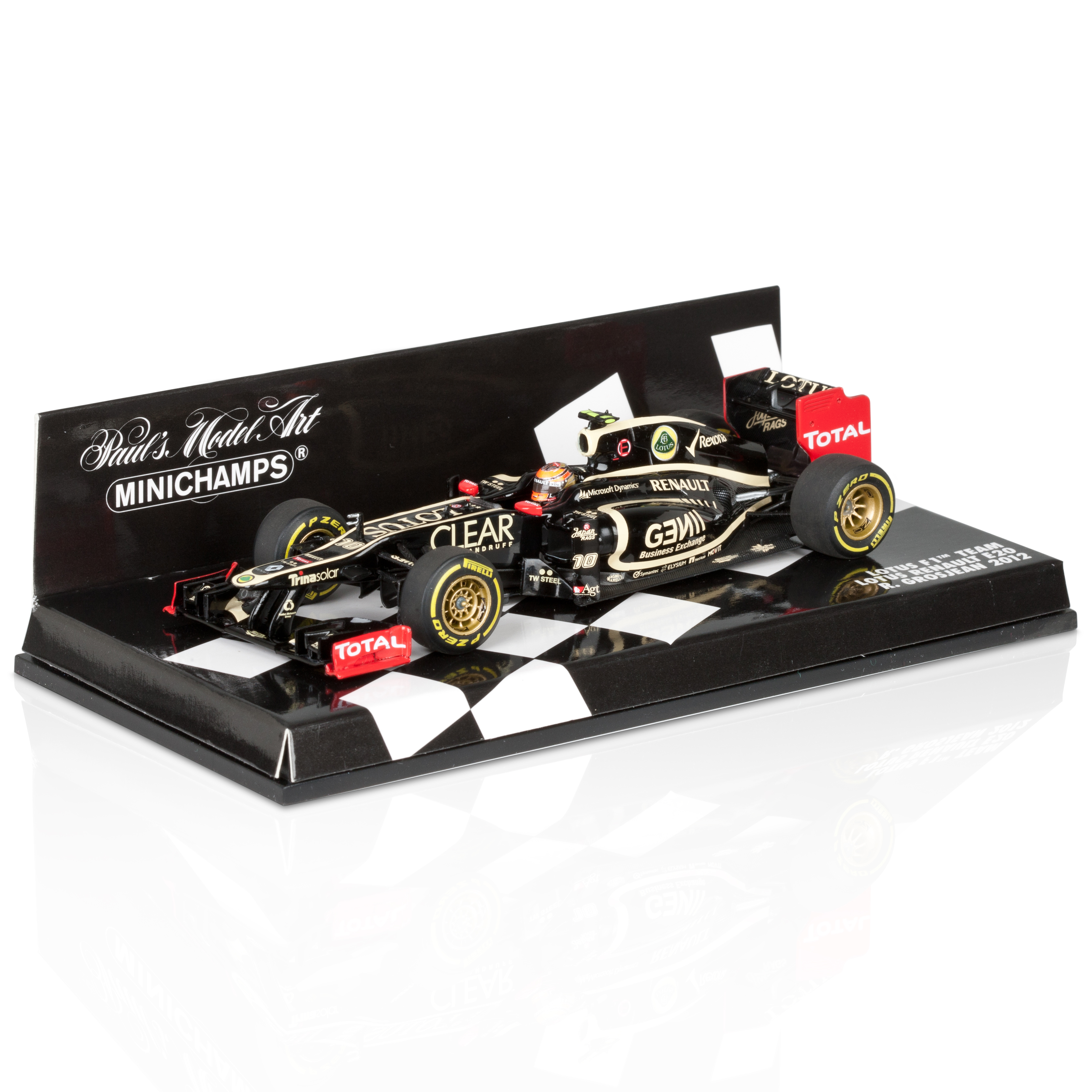 Lotus F1 Team Renault E20 2012 Romain Grosjean 1:43 Scale