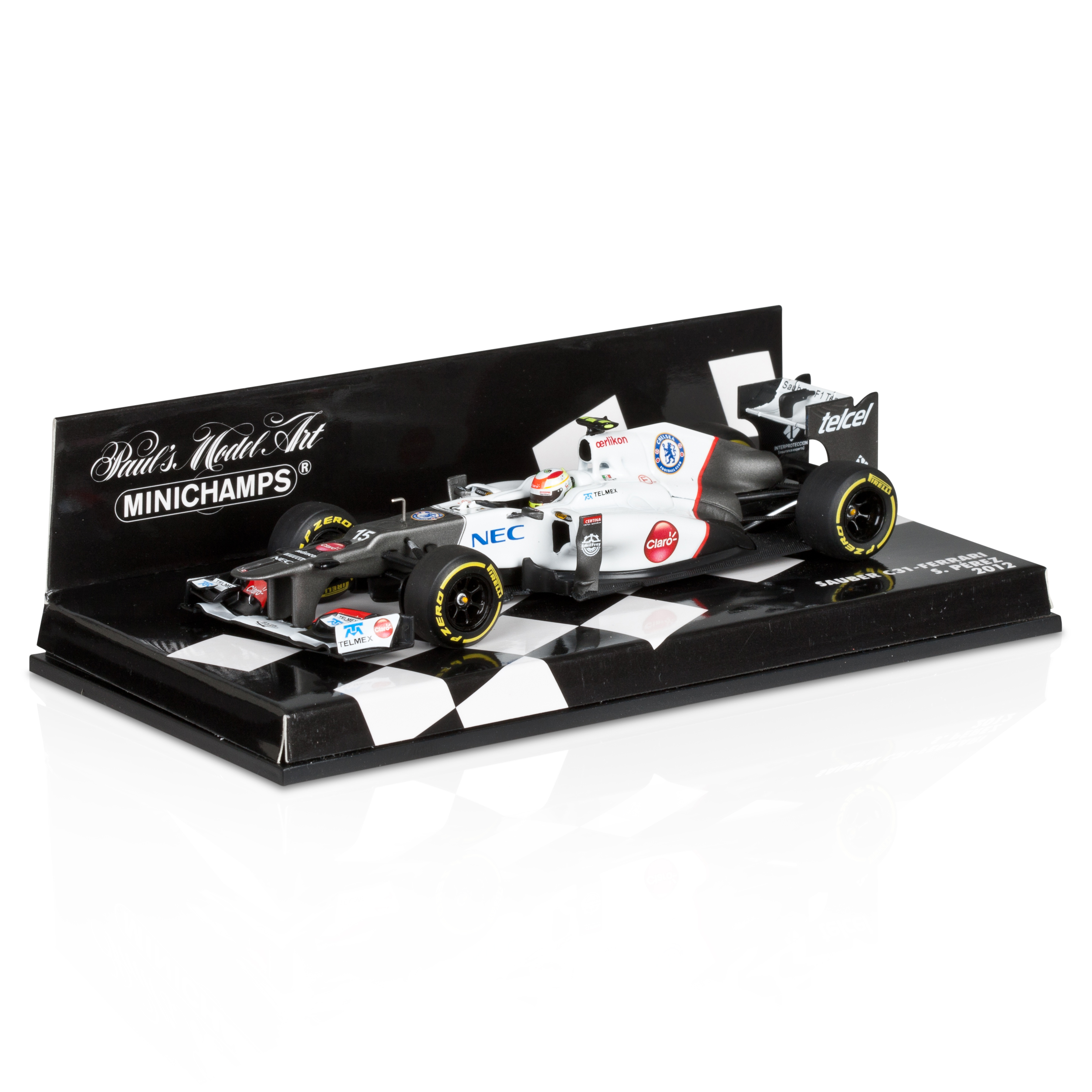 Sauber F1 Team Ferrari C31 2012 Sergio Perez 1:43 Scale