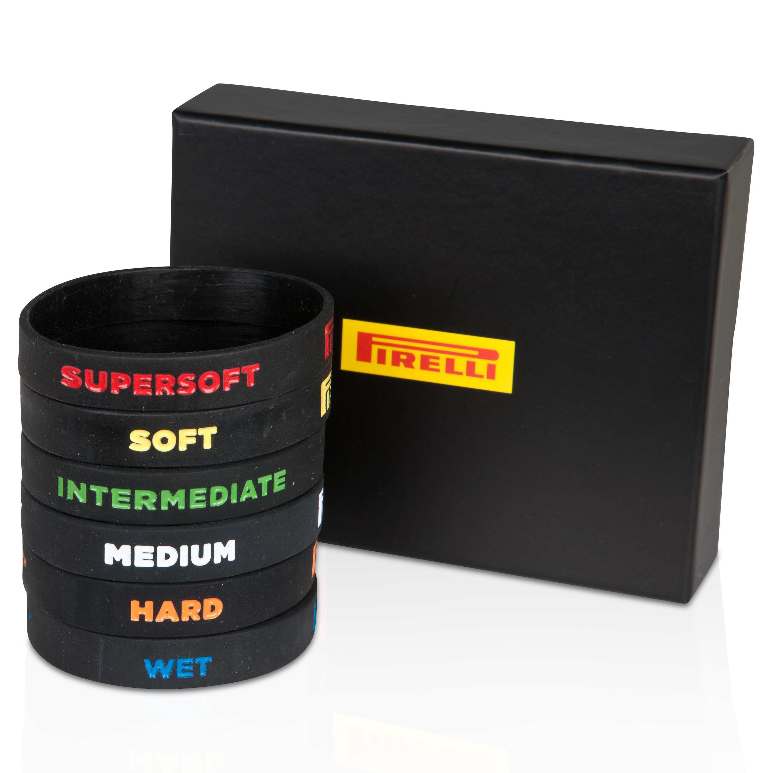 Pirelli Exclusive Rubber Wristband Set
