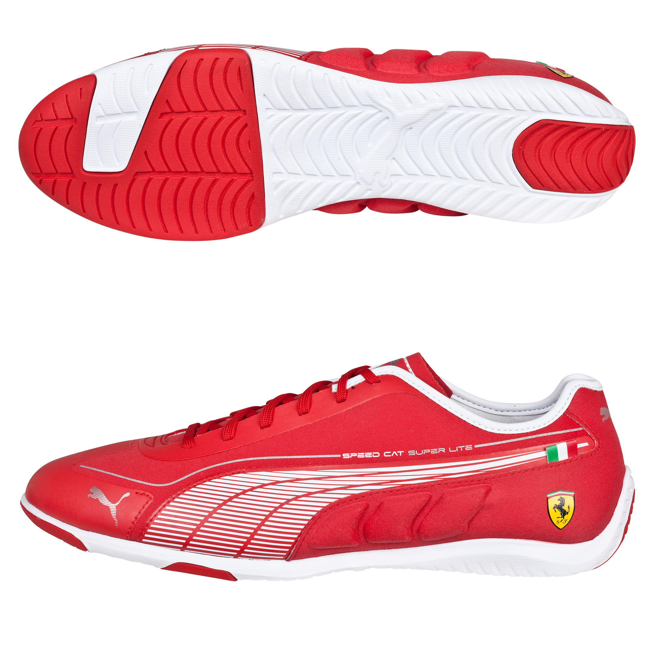 Scuderia Ferrari Speed Cat Super Lite Low - Rosso Corsa/White
