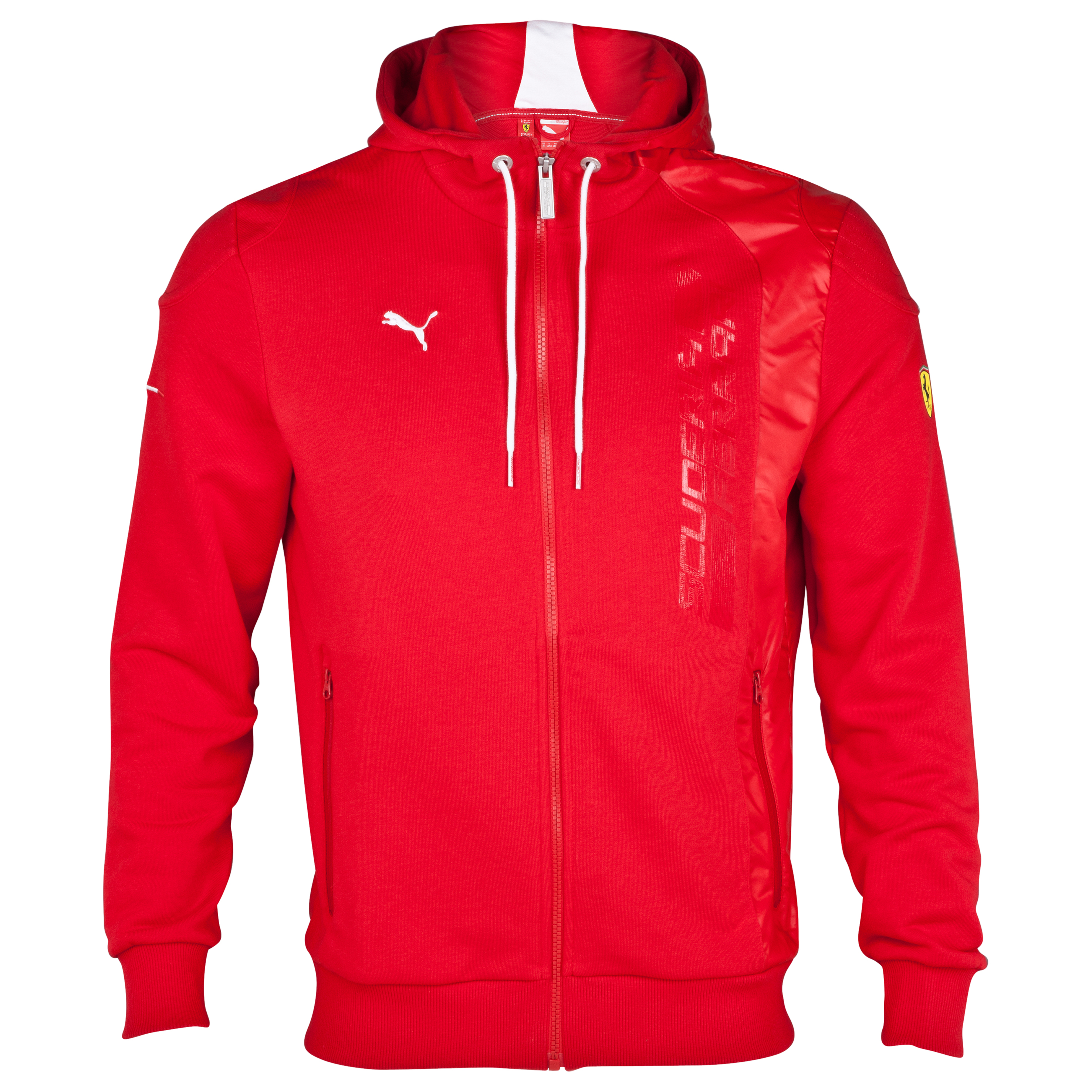 Scuderia Ferrari Hooded Sweat Jacket - Rosso Corsa