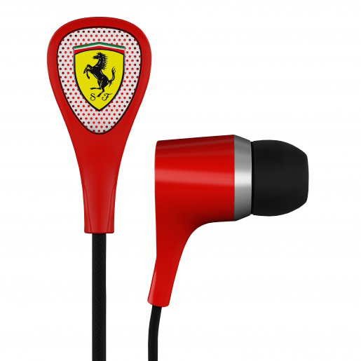 Scuderia Ferrari S100 Earphones - Red