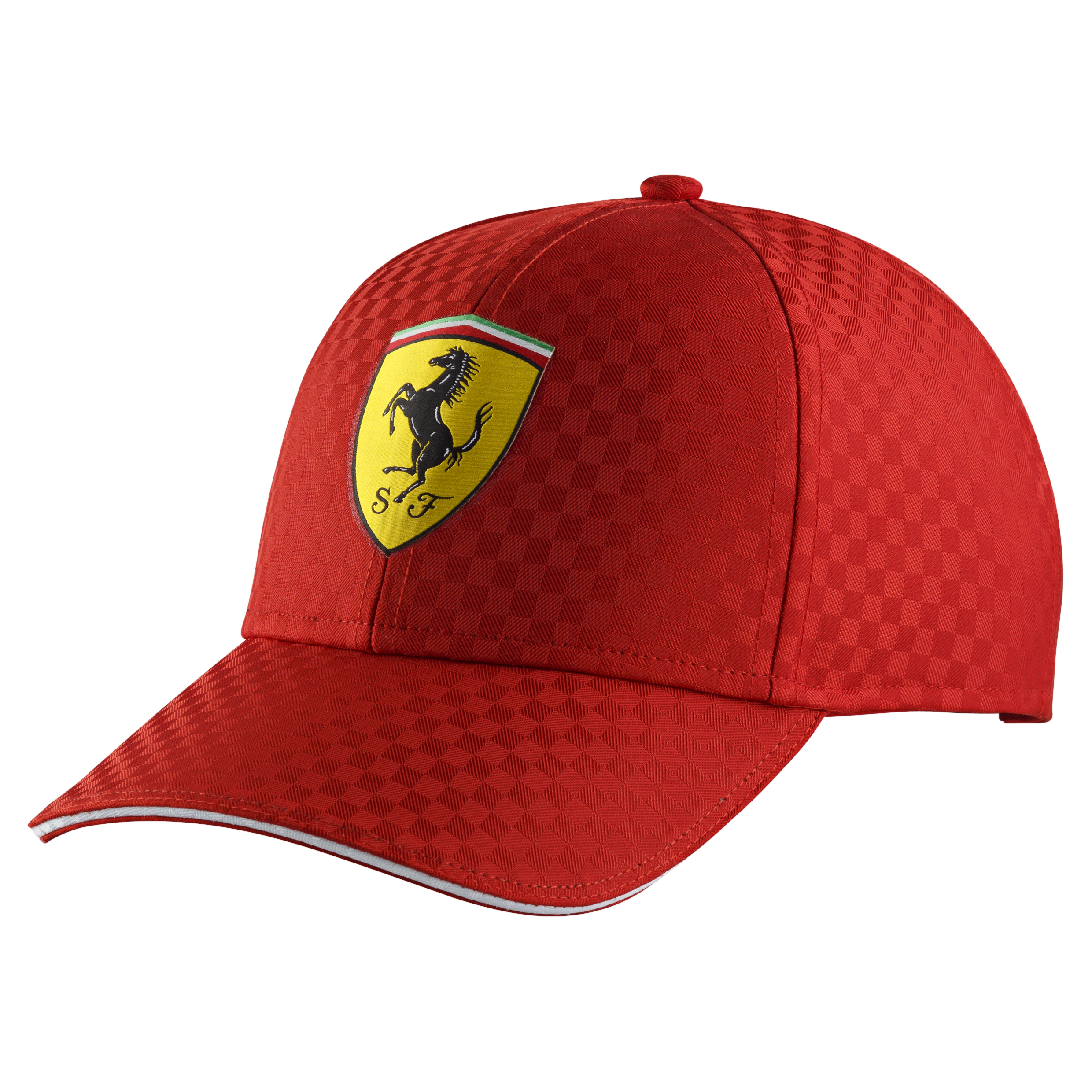 Scuderia Ferrari Racing Check Cap - Red
