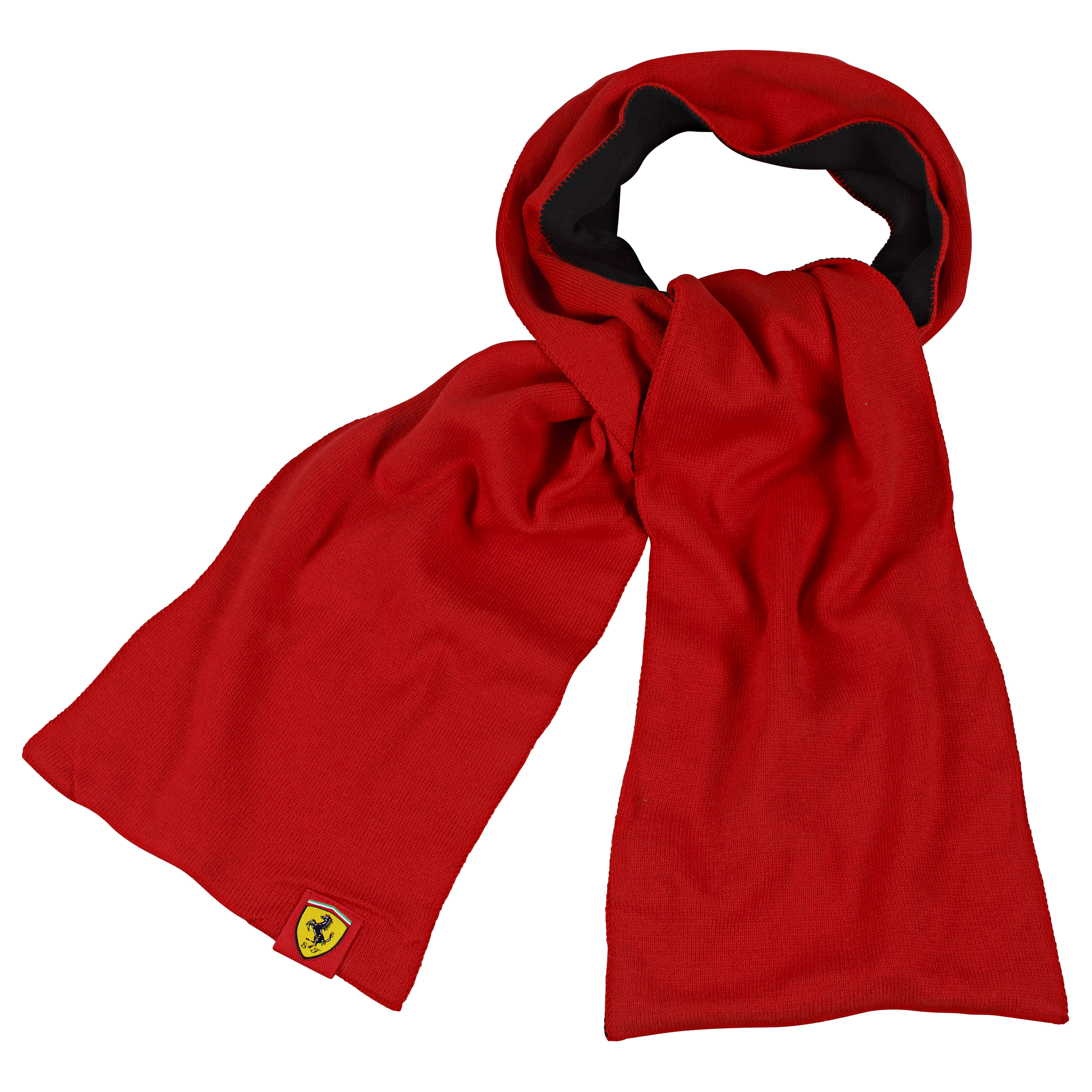 Scuderia Ferrari Knitted Scarf - Red/Black