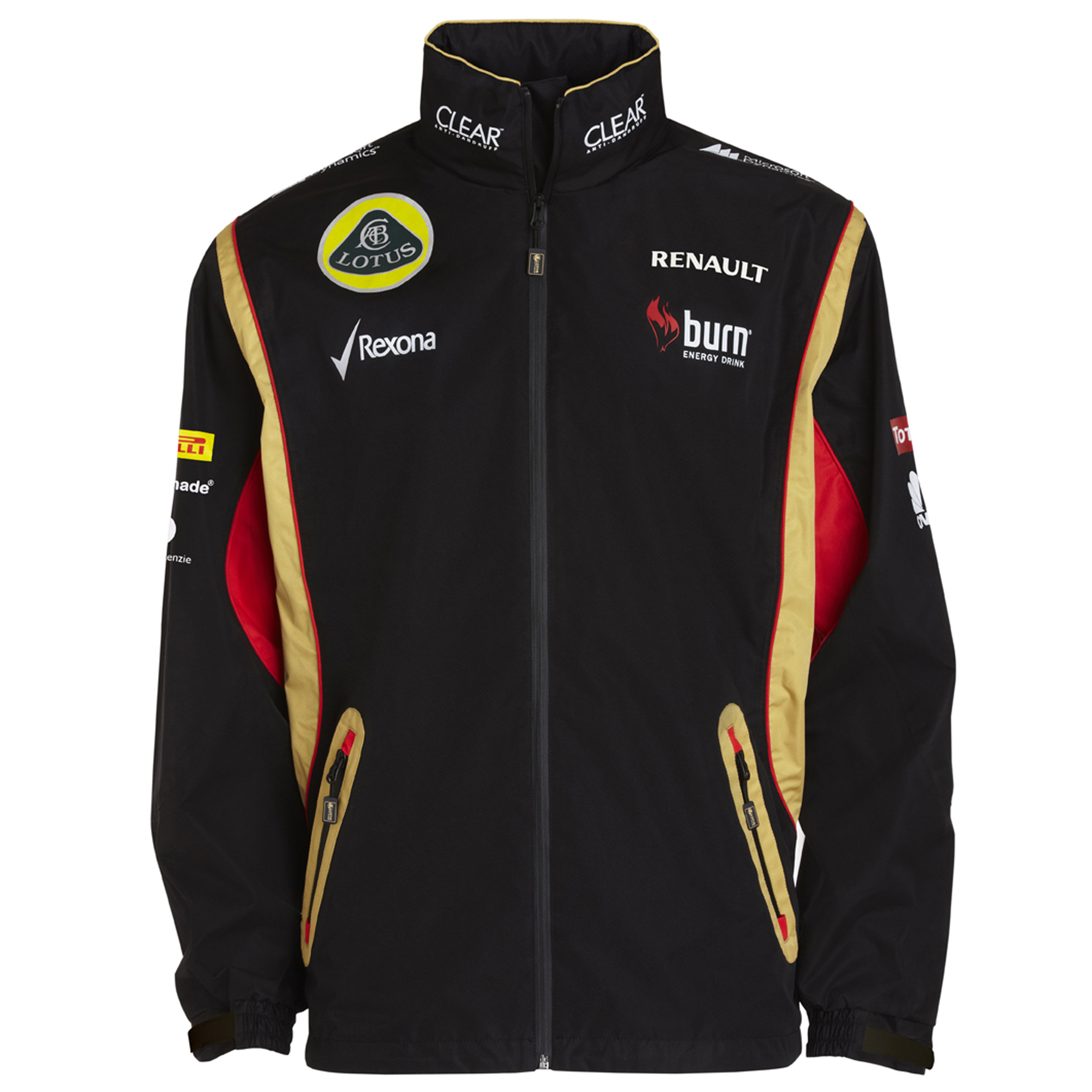 Lotus F1 Team 2013 F1 Unisex Replica Rain Jacket