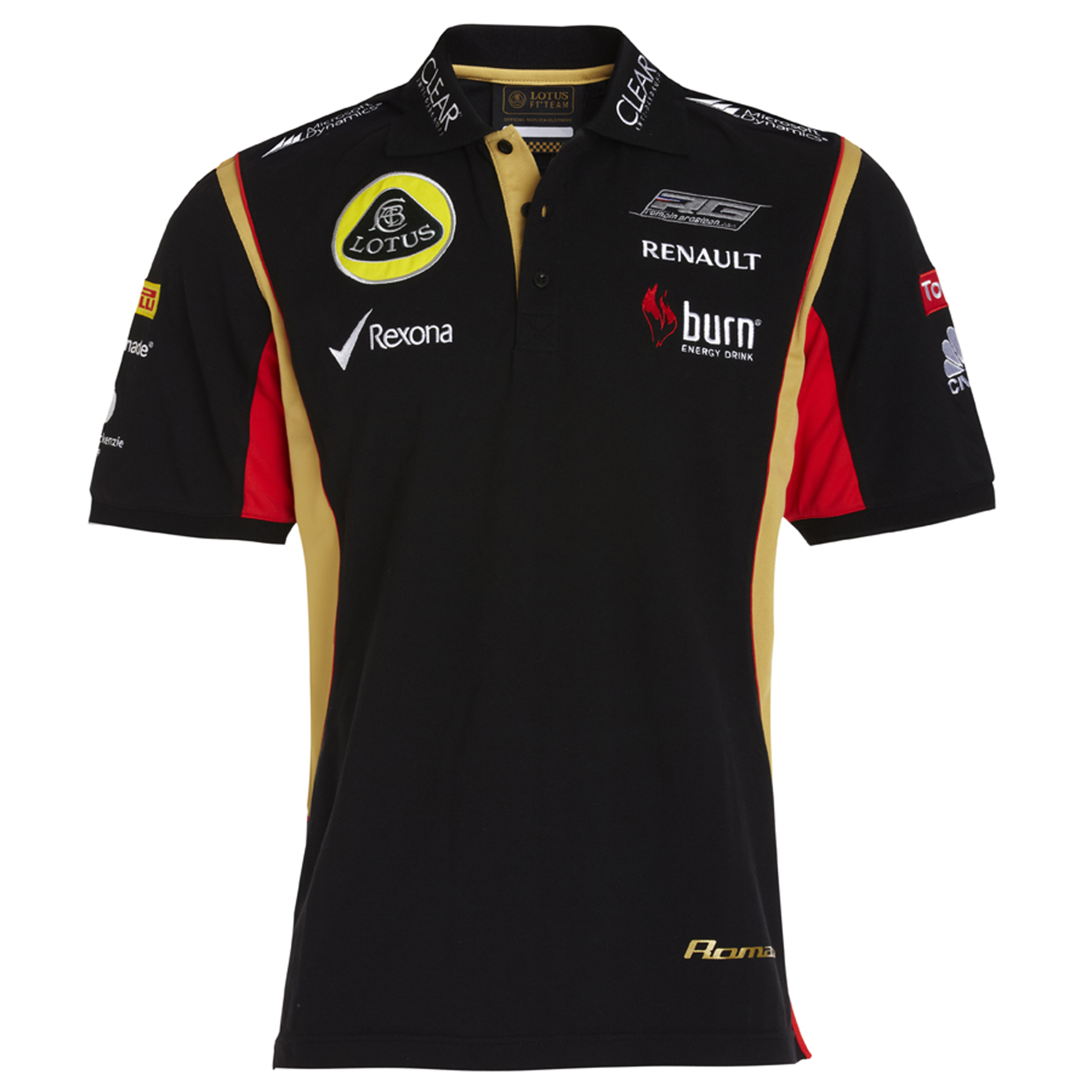 Lotus F1 Team 2013 F1 Mens Replica Romain Polo