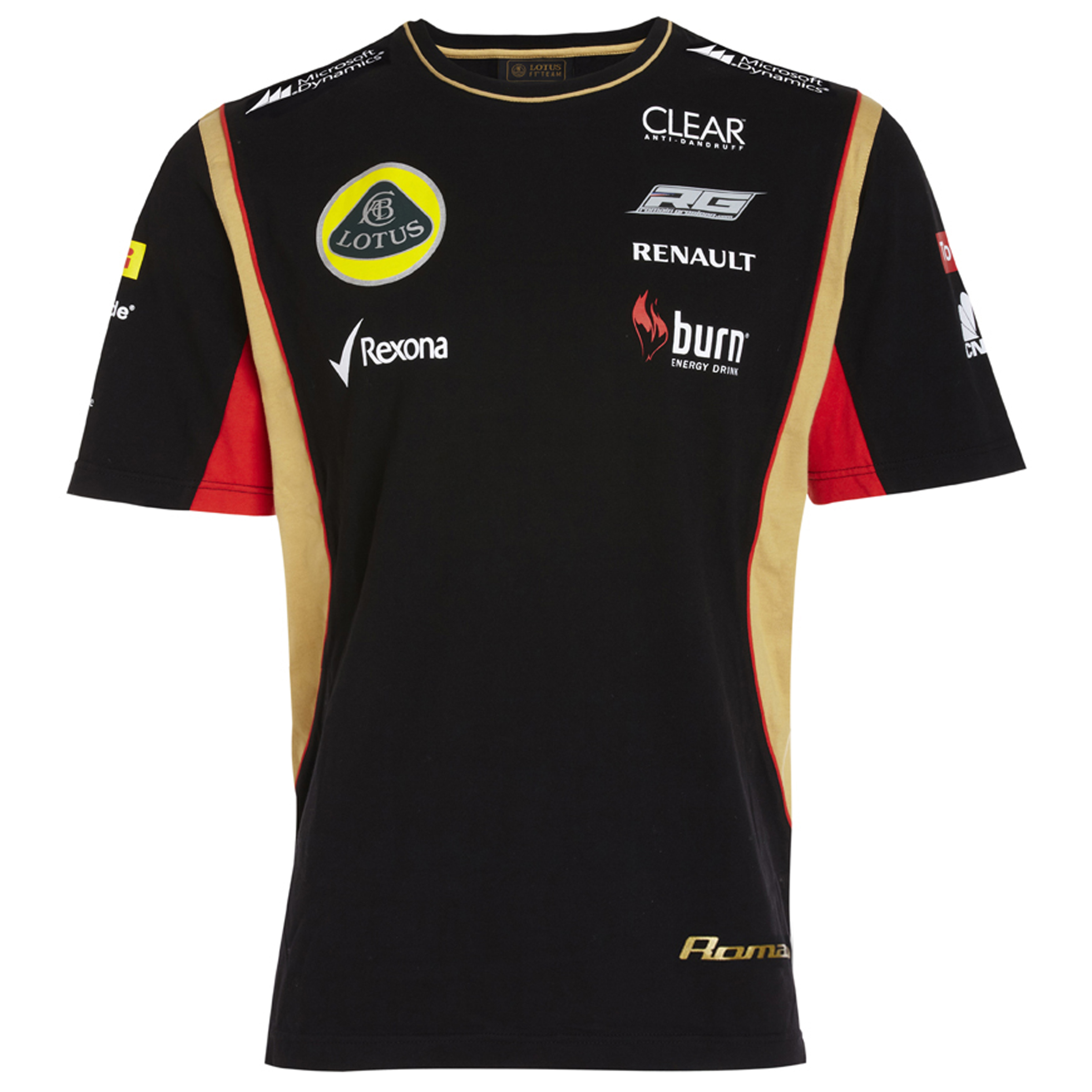 Lotus F1 Team 2013 F1 Mens Replica Romain T-Shirt