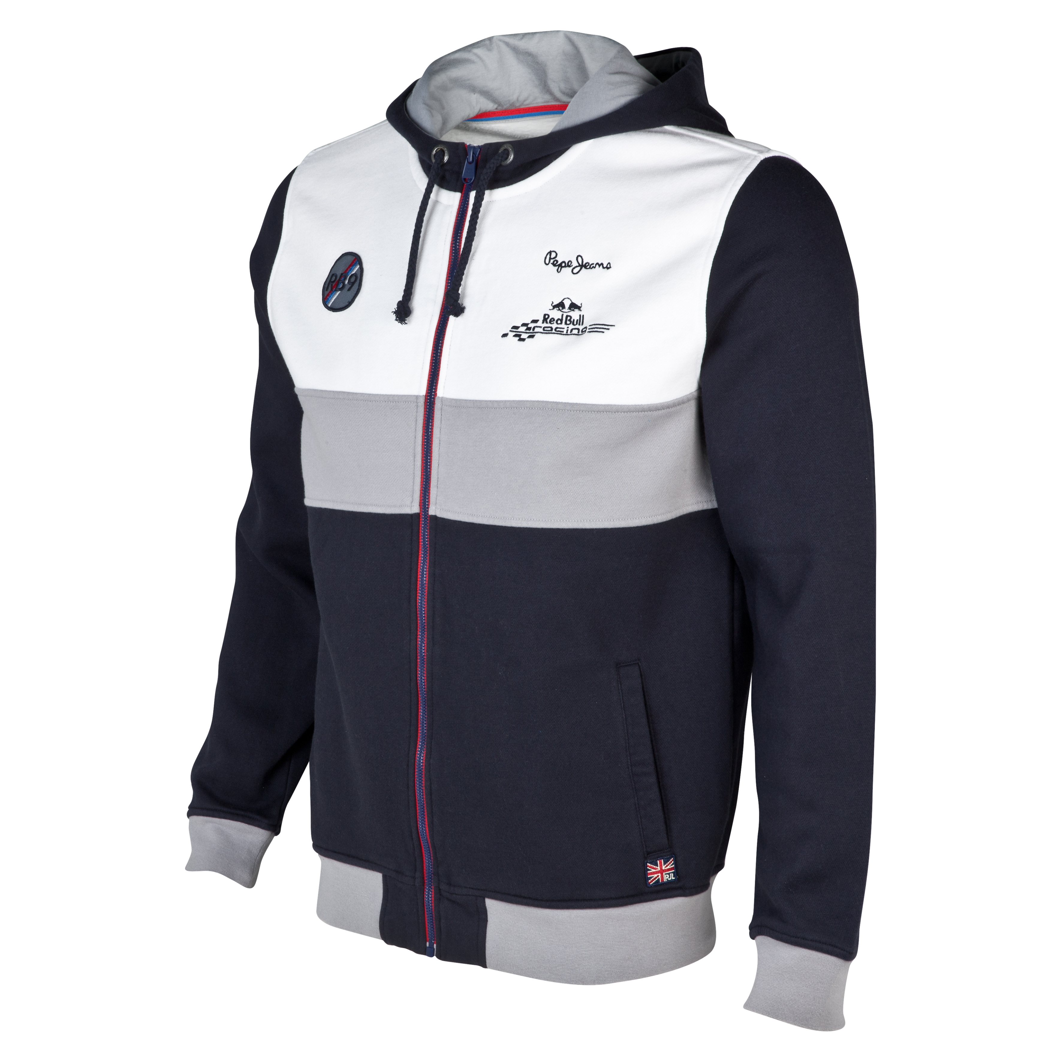 Infiniti Red Bull Racing By Pepe Jeans Rim Zip Hoodie Blue
