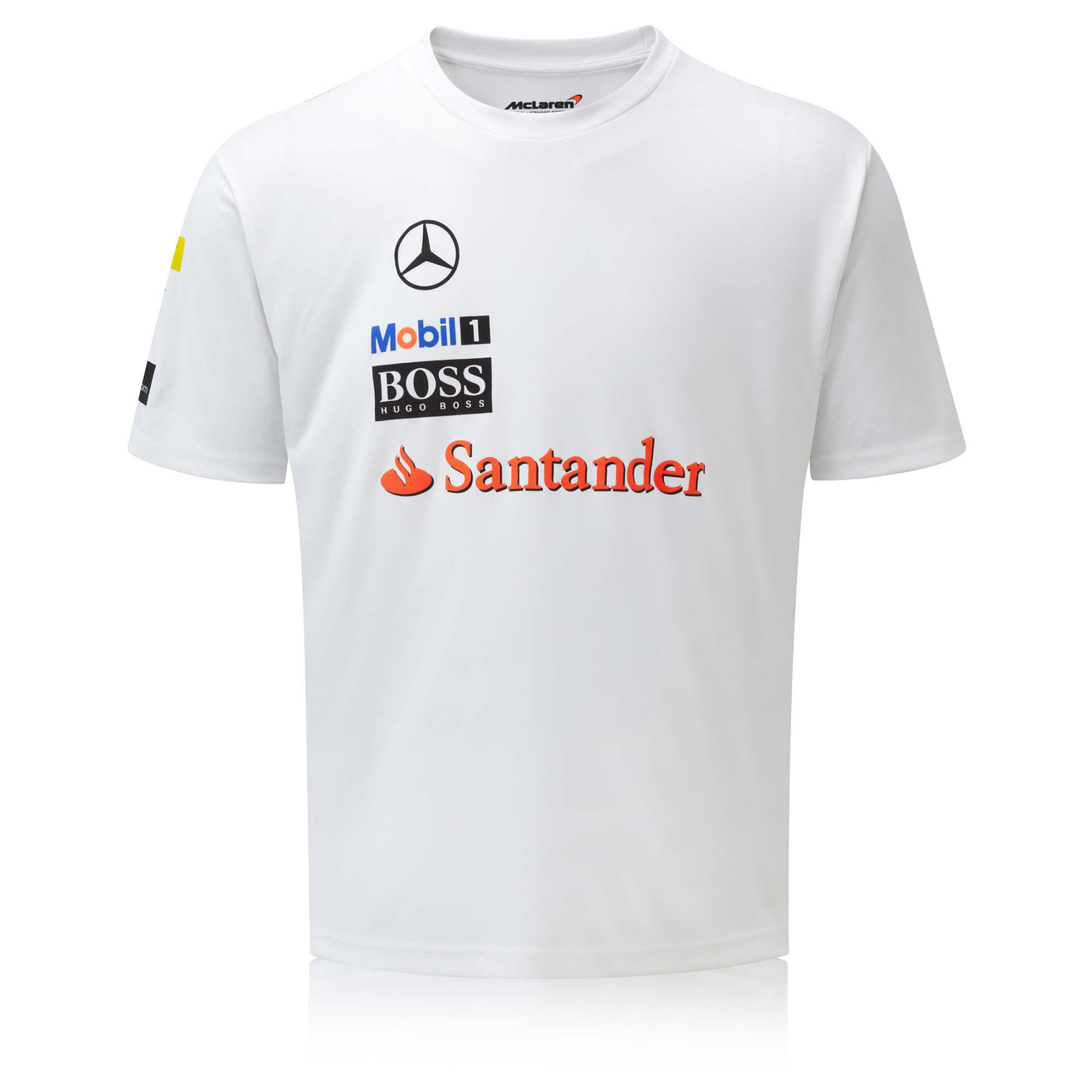 Gifts for Men|Formula 1 McLaren Mercedes 2014 Sponsor T-Shirt