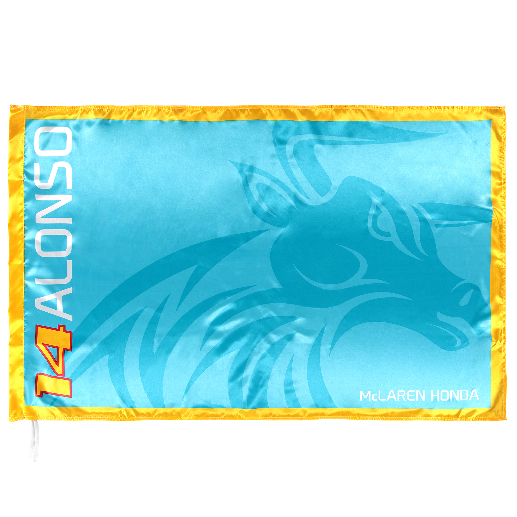 McLaren Honda Fernando Alonso Flag Sky Blue McLaren Honda Fernando Alonso Flag Sky Blue