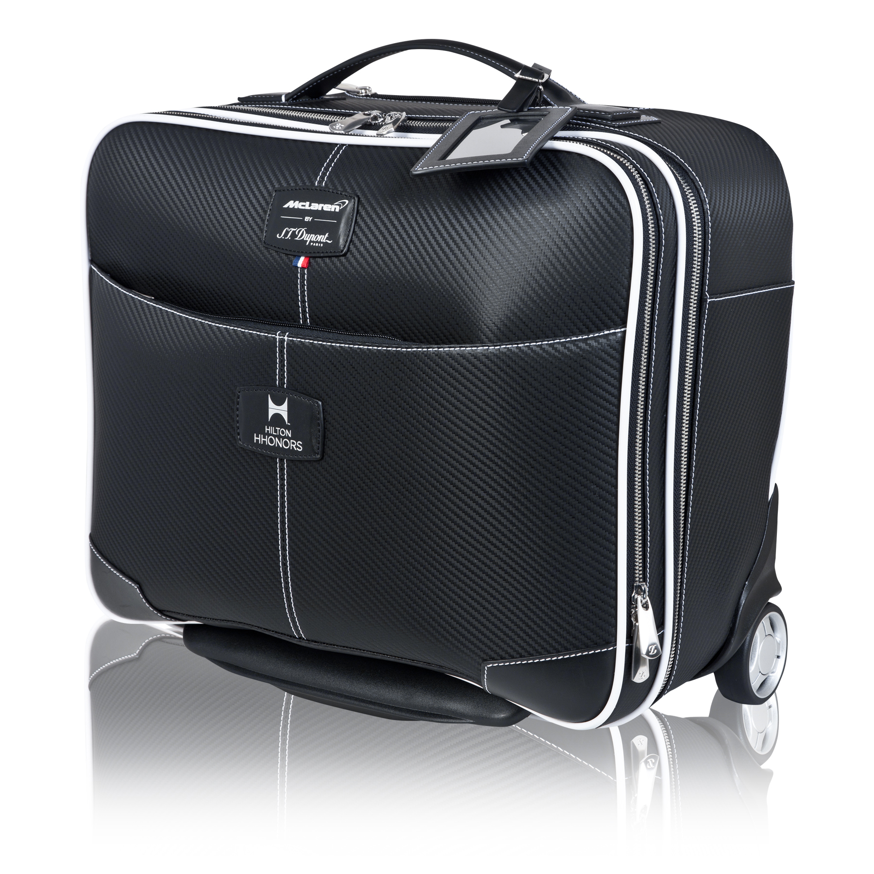 McLaren by S.T. Dupont Wheeled Extra Large Laptop and Document Holder McLaren by S.T. Dupont Wheeled Extra Large Laptop and Document Holder