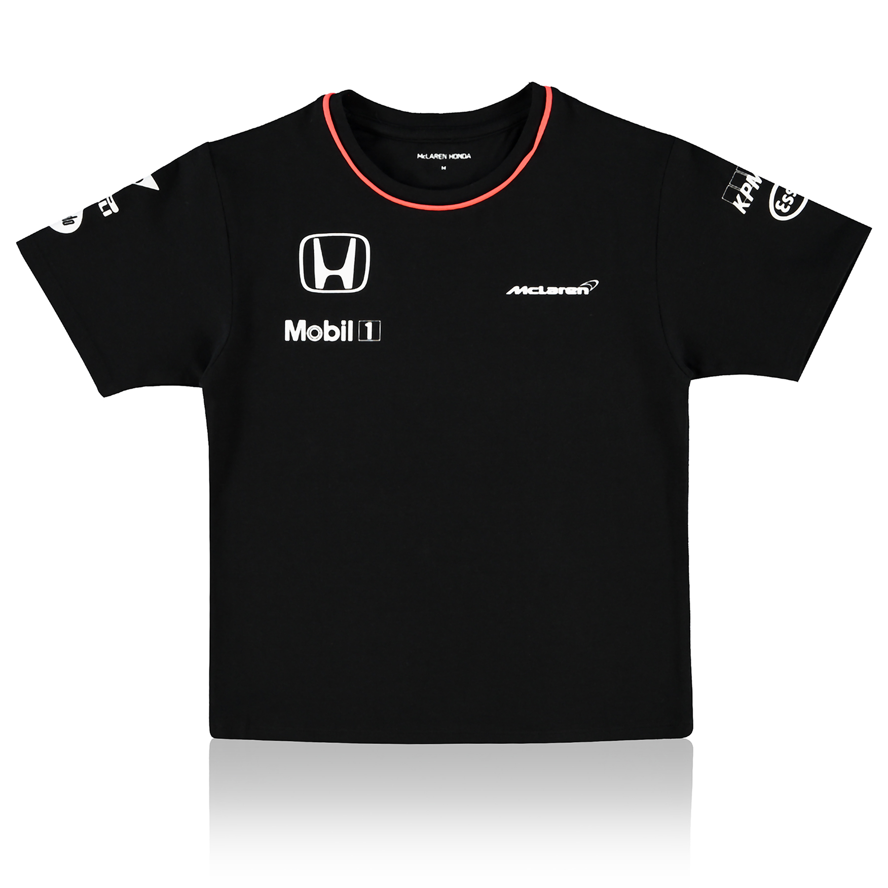 McLaren Honda Official 2016 Team Set Up T-Shirt - Black - Kids McLaren Honda Official 2016 Team Set Up T-Shirt - Black - Kids