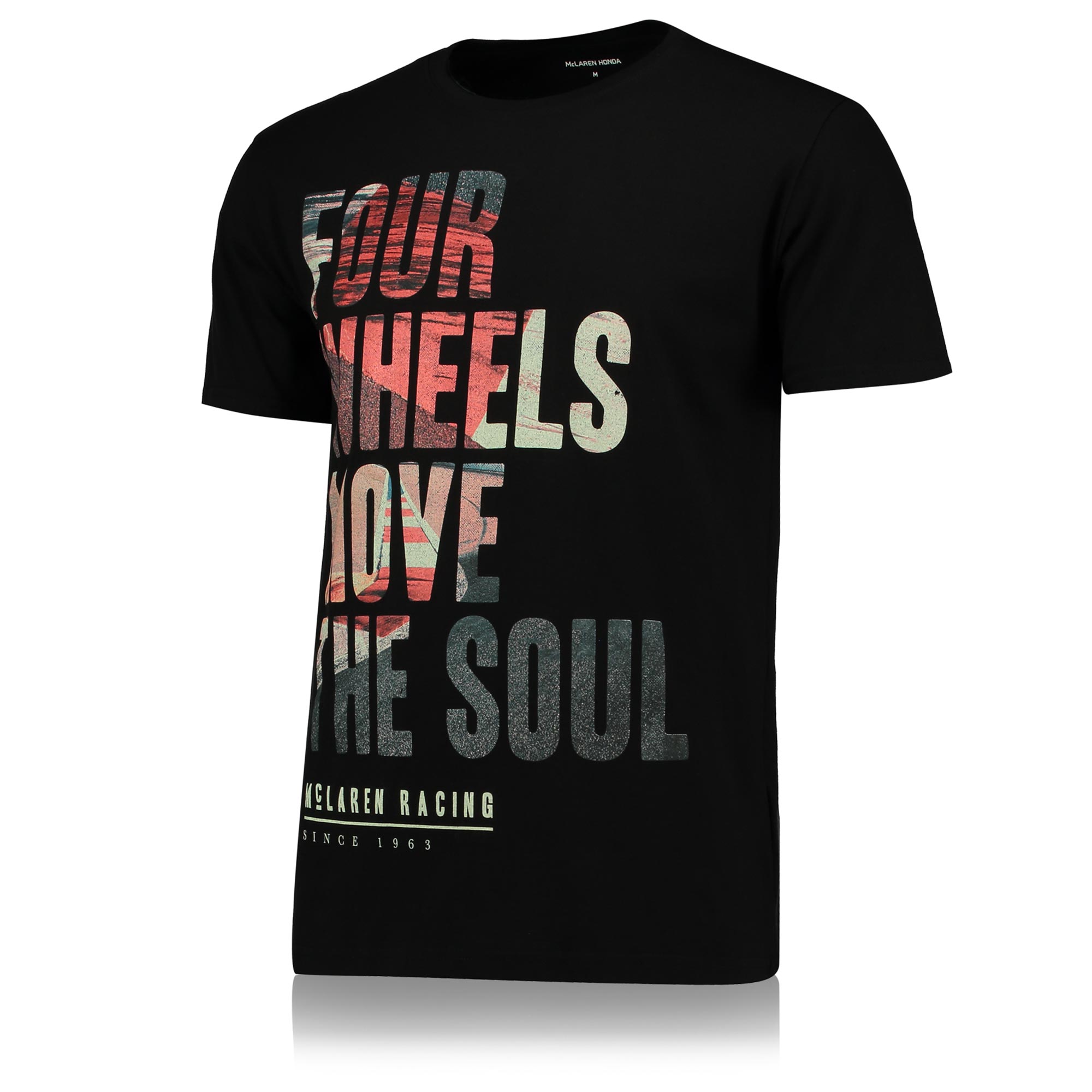 McLaren Four Wheels T-Shirt - Black McLaren Four Wheels T-Shirt - Black