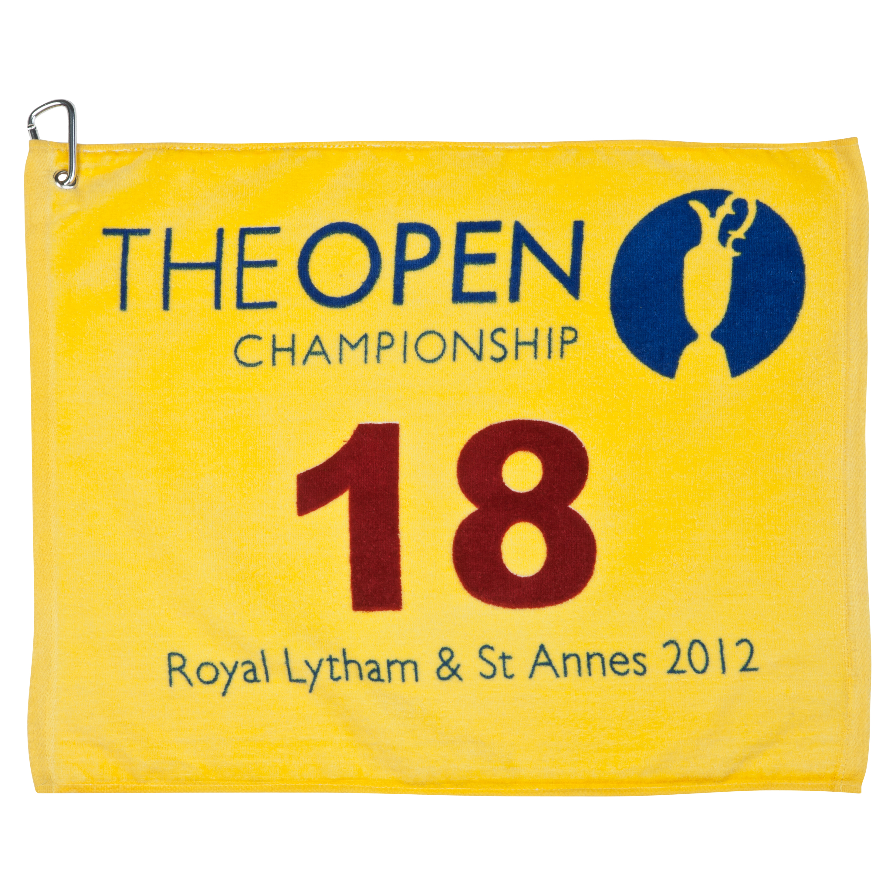 The Open 2012 Royal Lytham and St. Annes 18th Green Yellow Pin Towel