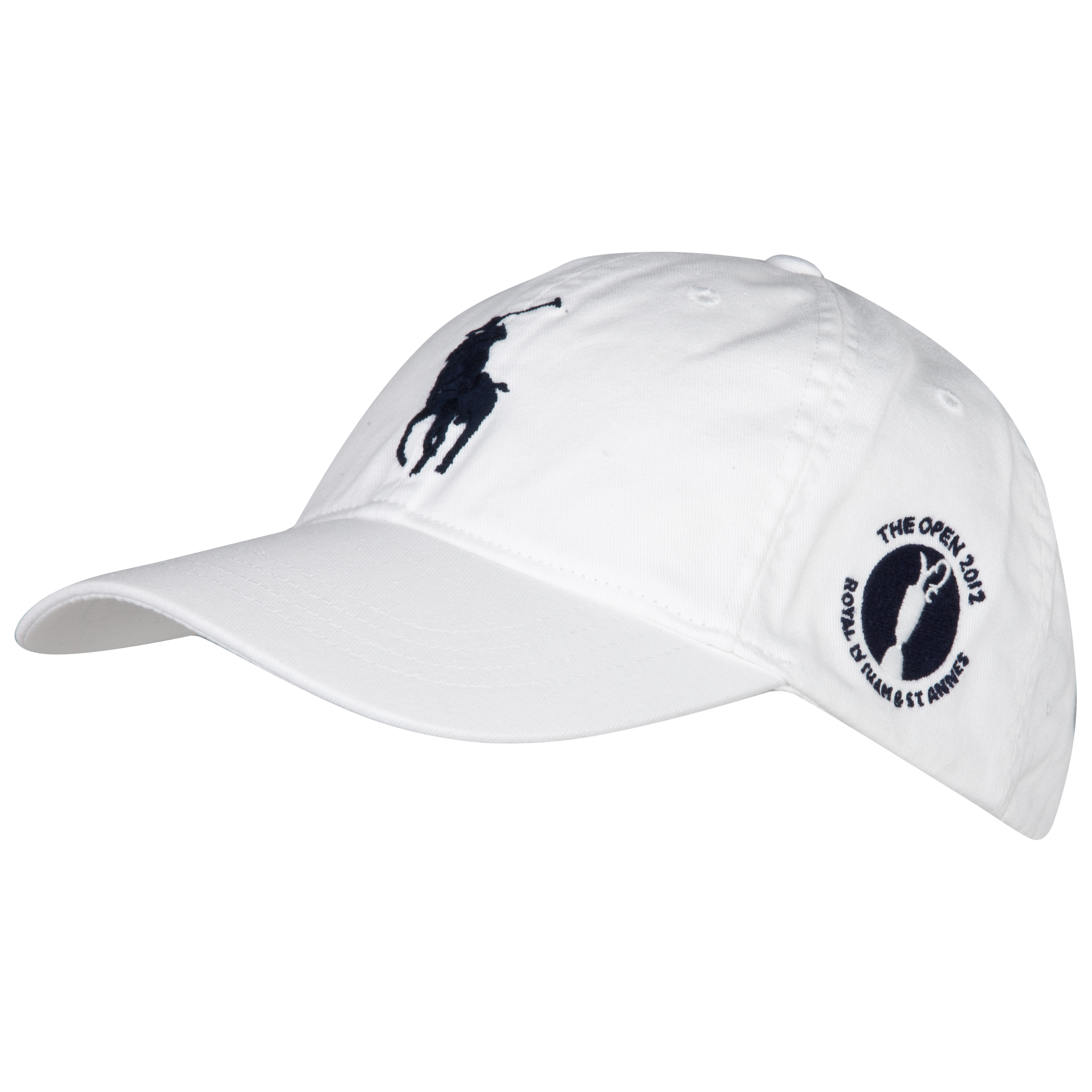 The Open Golf 2012 Royal Lytham and St. Annes Ralph Lauren Sport Cap - White/Navy
