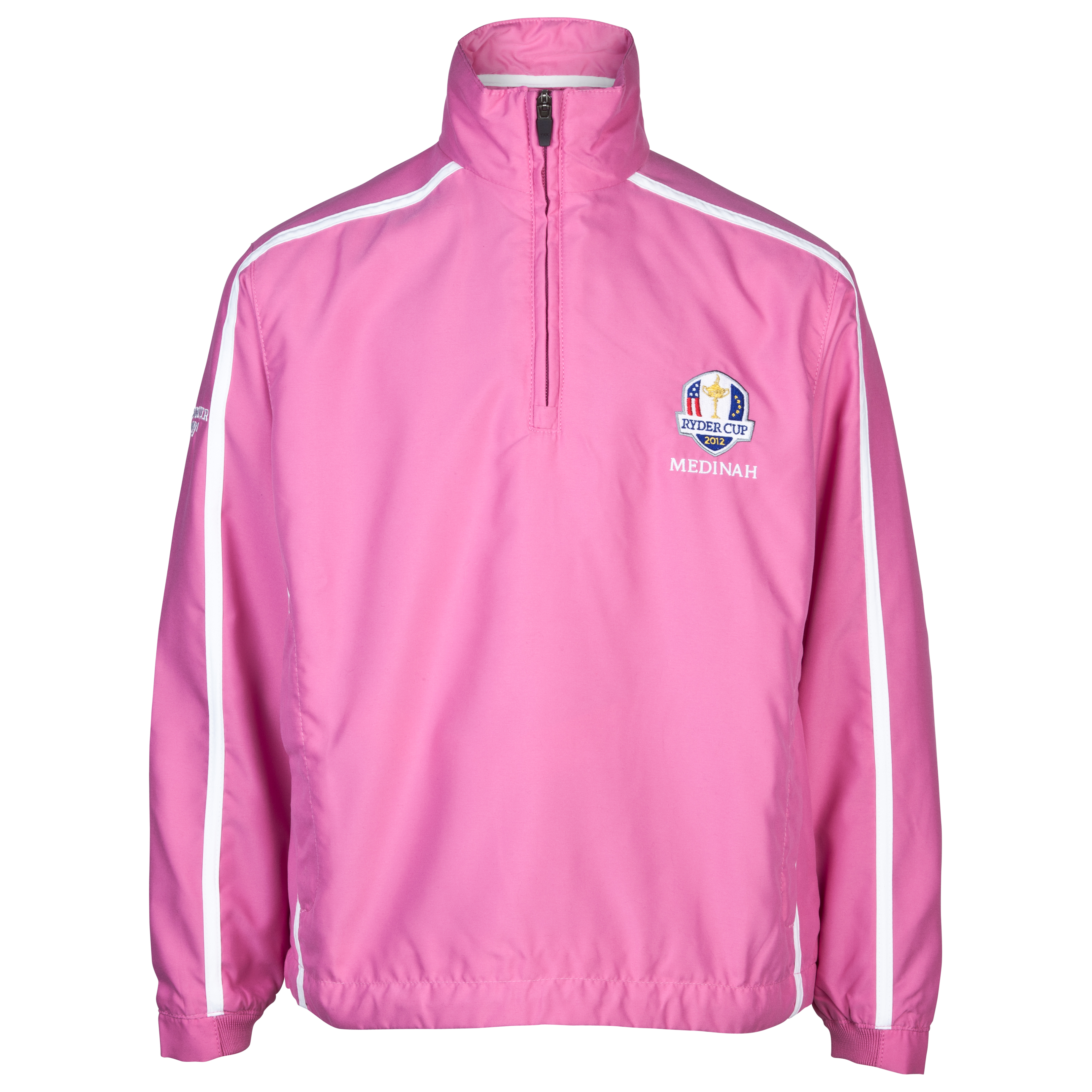 The Ryder Cup Medinah 2012 Glenmuir Kendal Storm Bloc Windshirt - Hot Pink/White - Unisex Junior