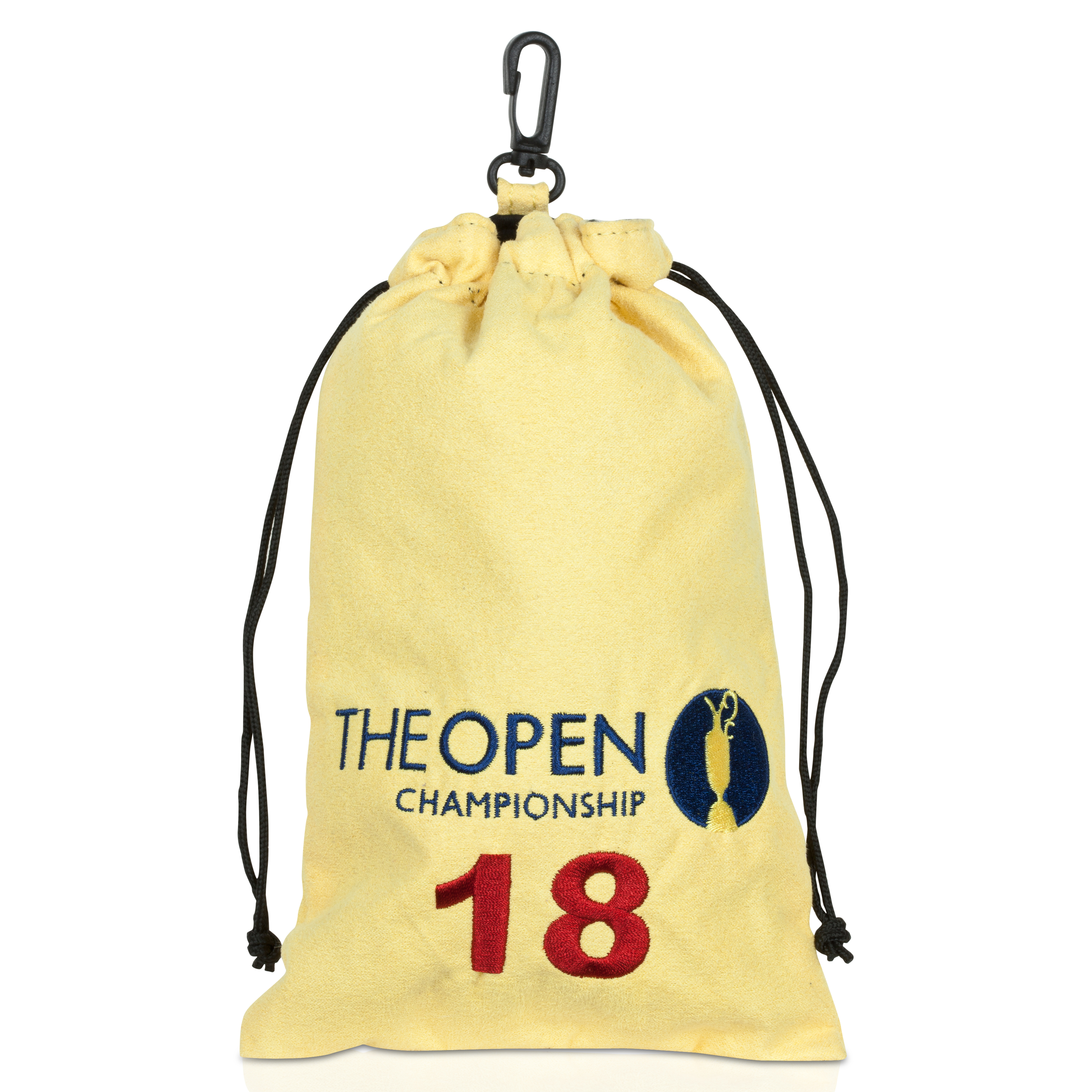 The Open Championship 2013 Muirfield 18th Green Large Valuables Pouch Yellow