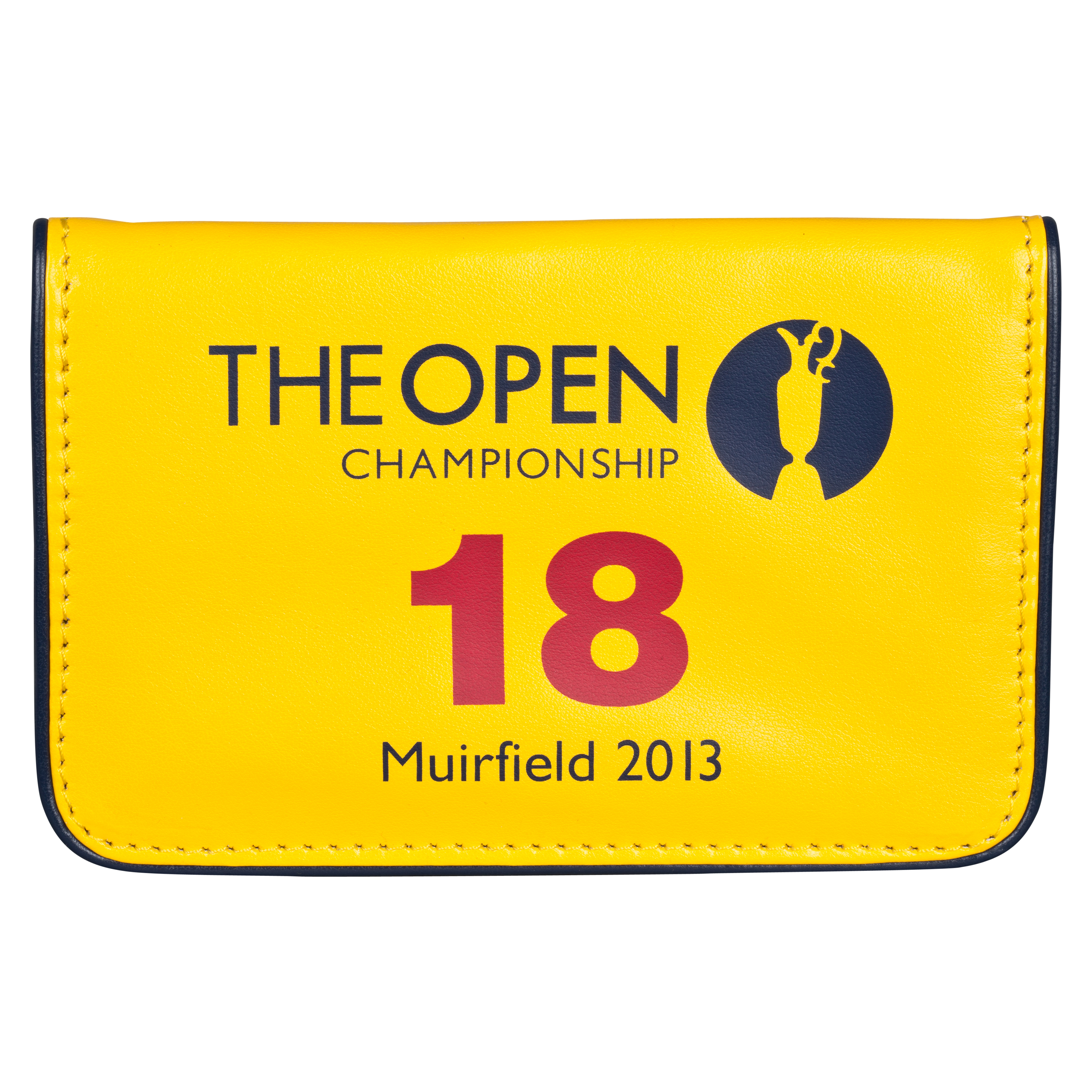 Open Golf Championship 2013 Muirfield Scorecard Holder Yellow