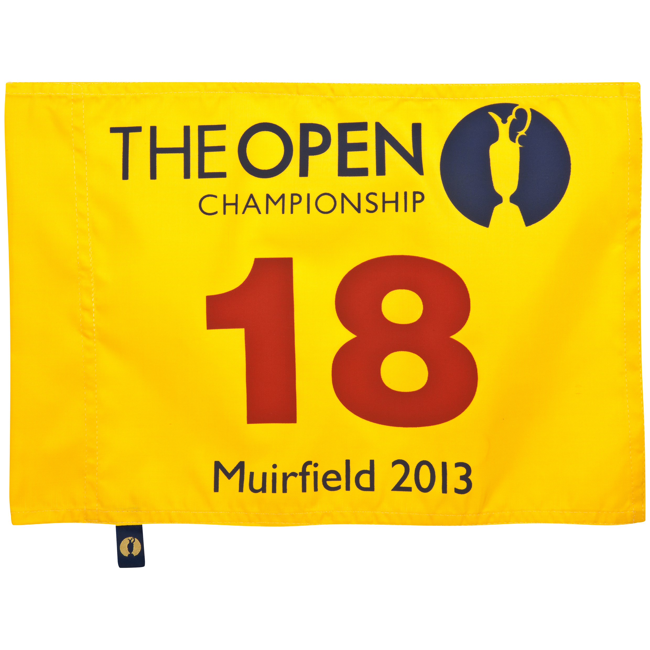 The Open Championship 2013 Muirfield Pin Flag Yellow