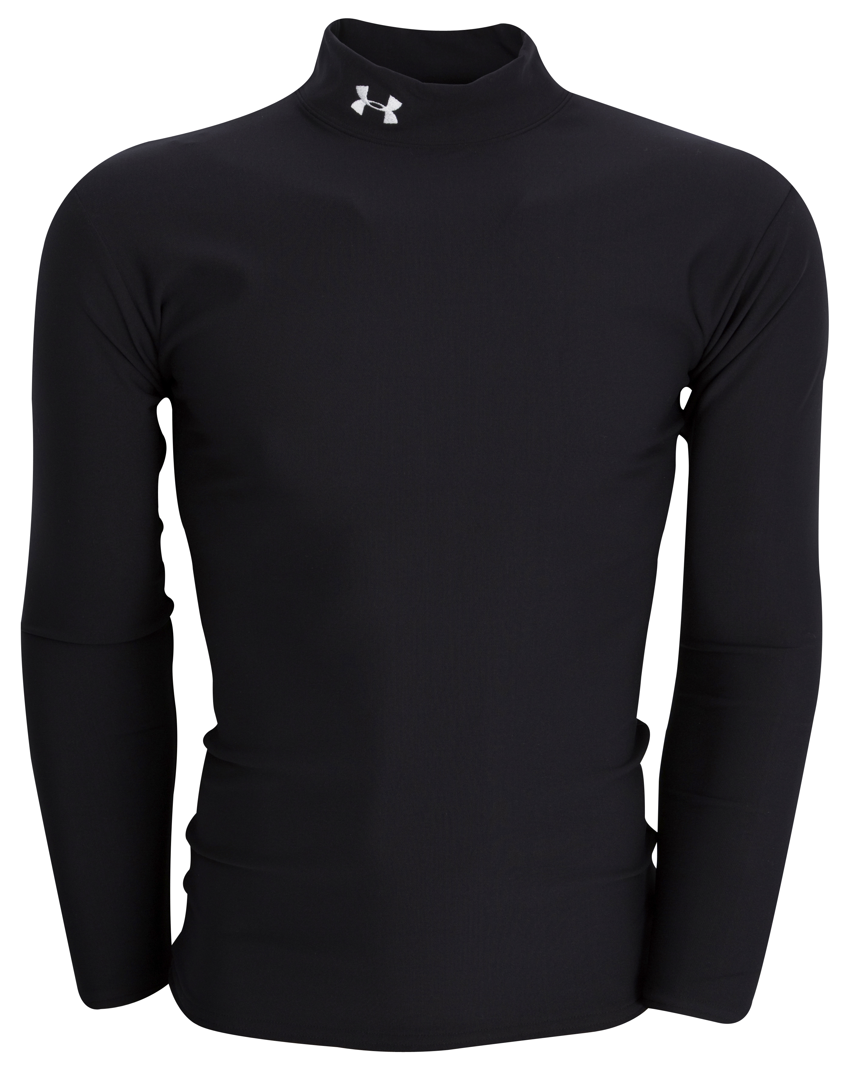 Under Armour Coldgear Mock Shirt - Black - Long Sleeve