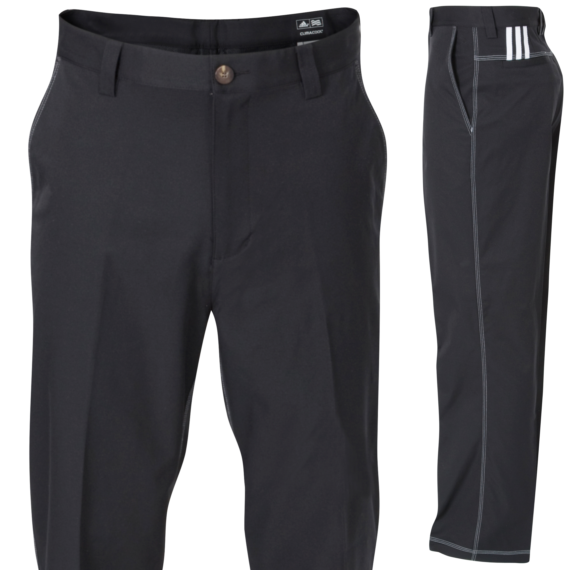 adidas ClimaCool 3 Stripes Pant Black~White