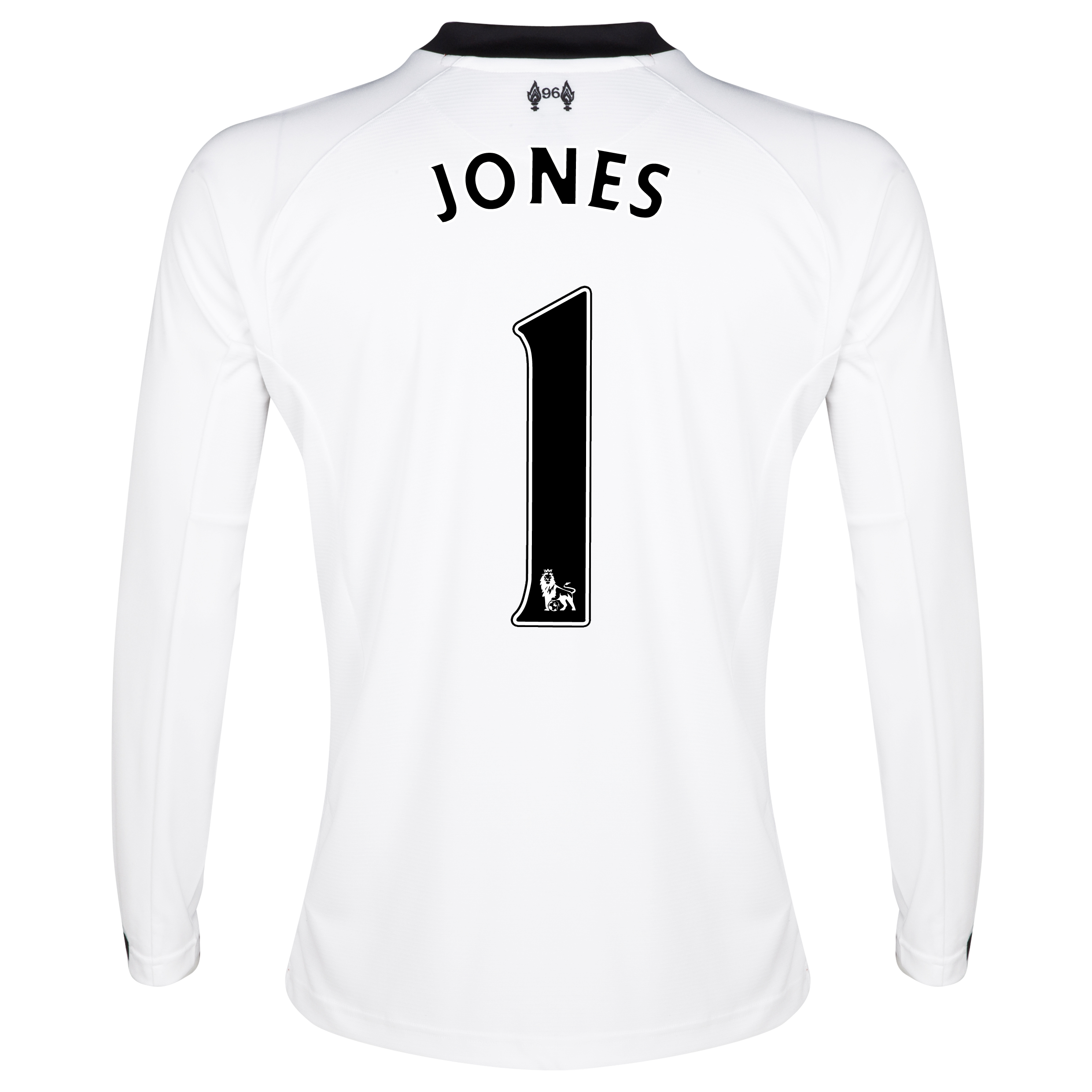 Liverpool Home Goalkeeper Shirt 2013/14 -Long Sleeve with Jones 1 printing
