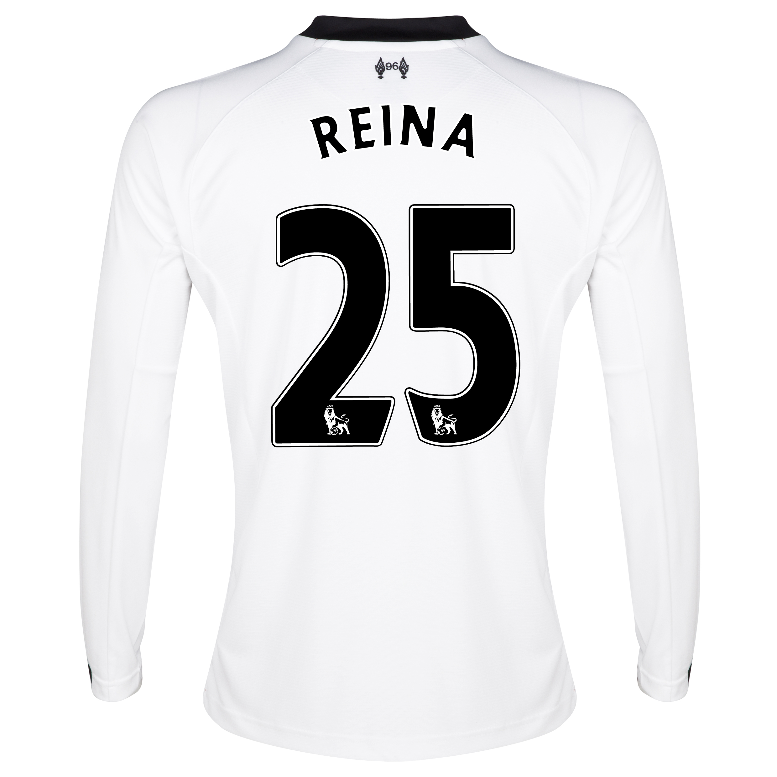 Liverpool Home Goalkeeper Shirt 2013/14 -Long Sleeve with Reina 25 printing