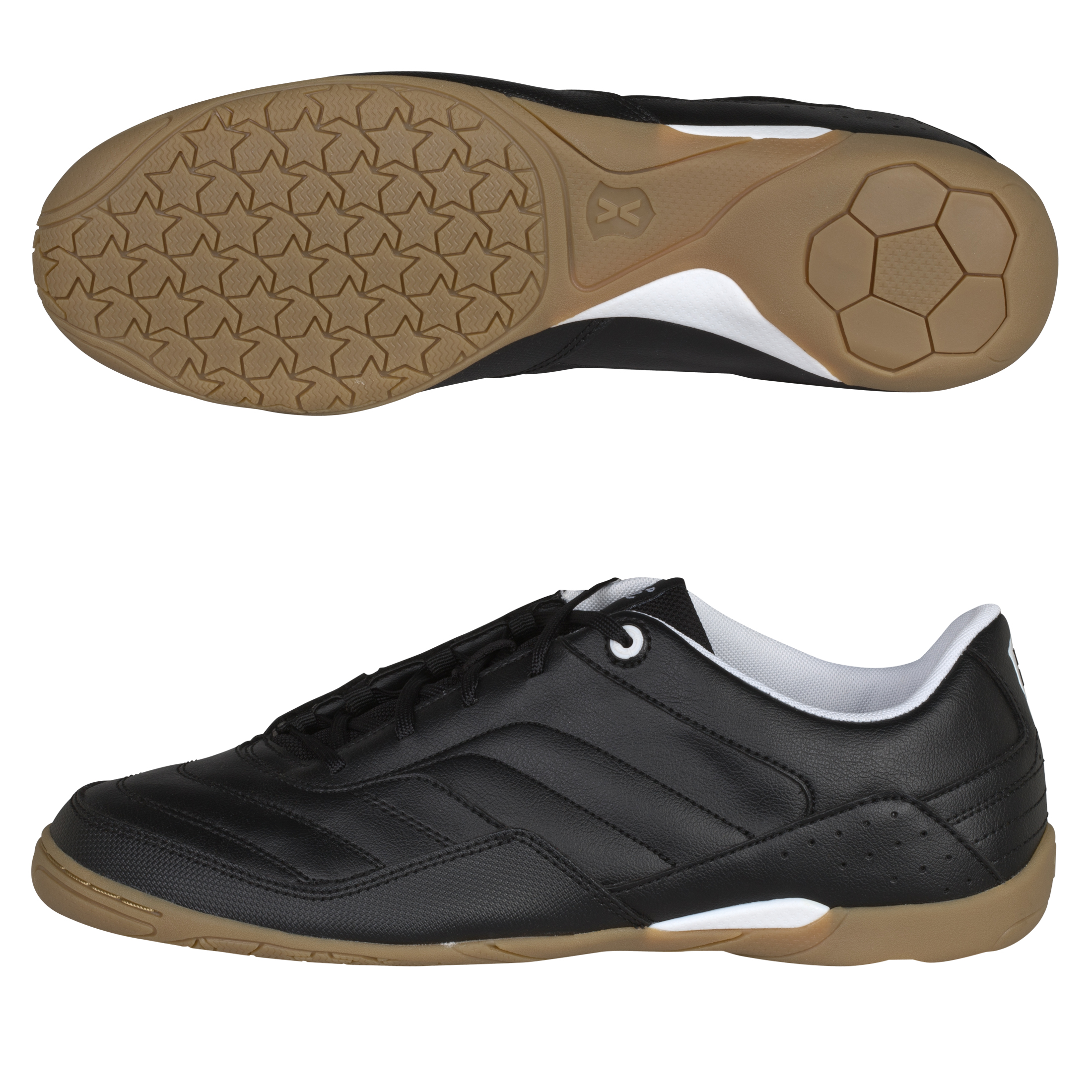 Pele Sports Setembro Futsal Trainers - Black-Running White