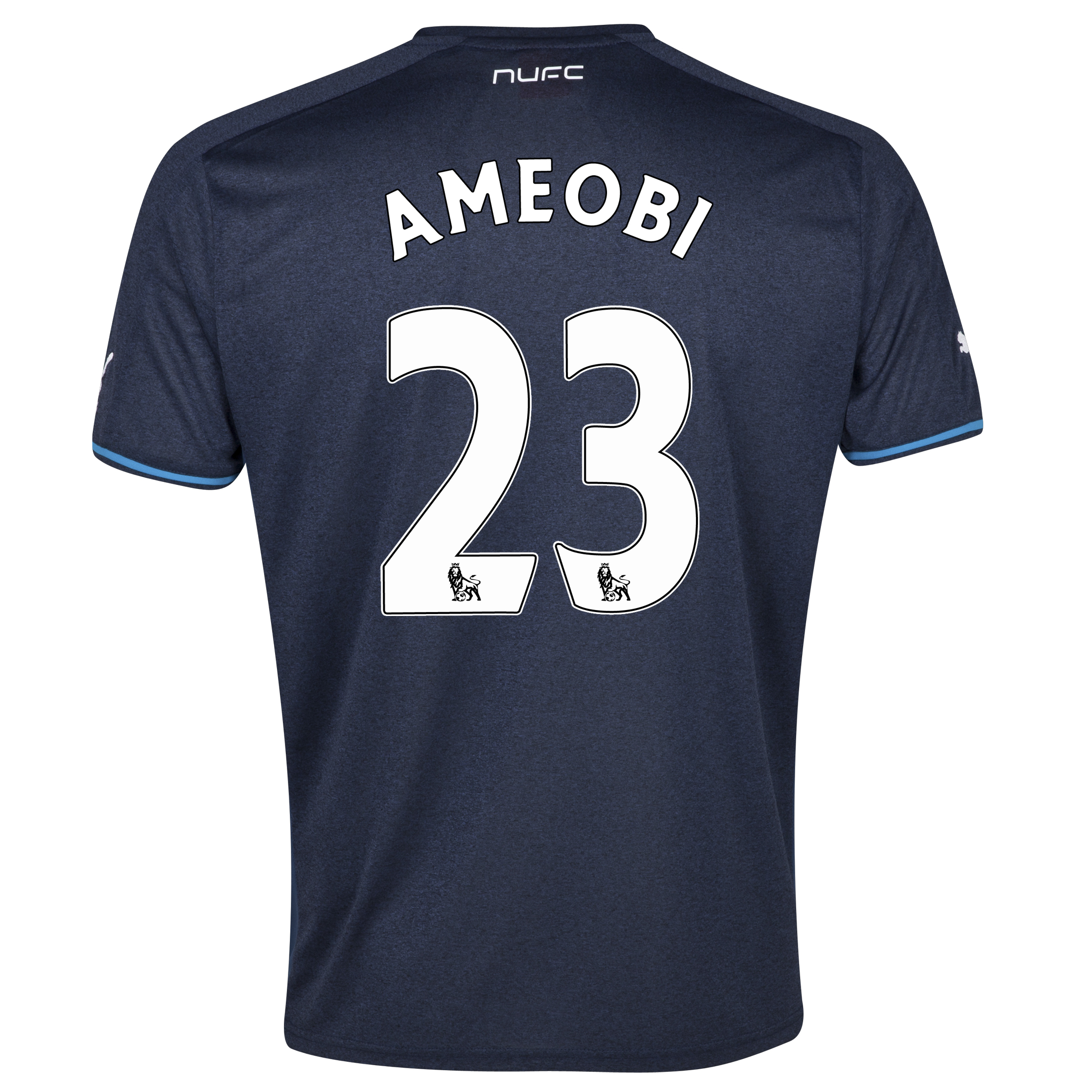 Newcastle United Away Shirt 2013/14 - kids with Ameobi 23 printing